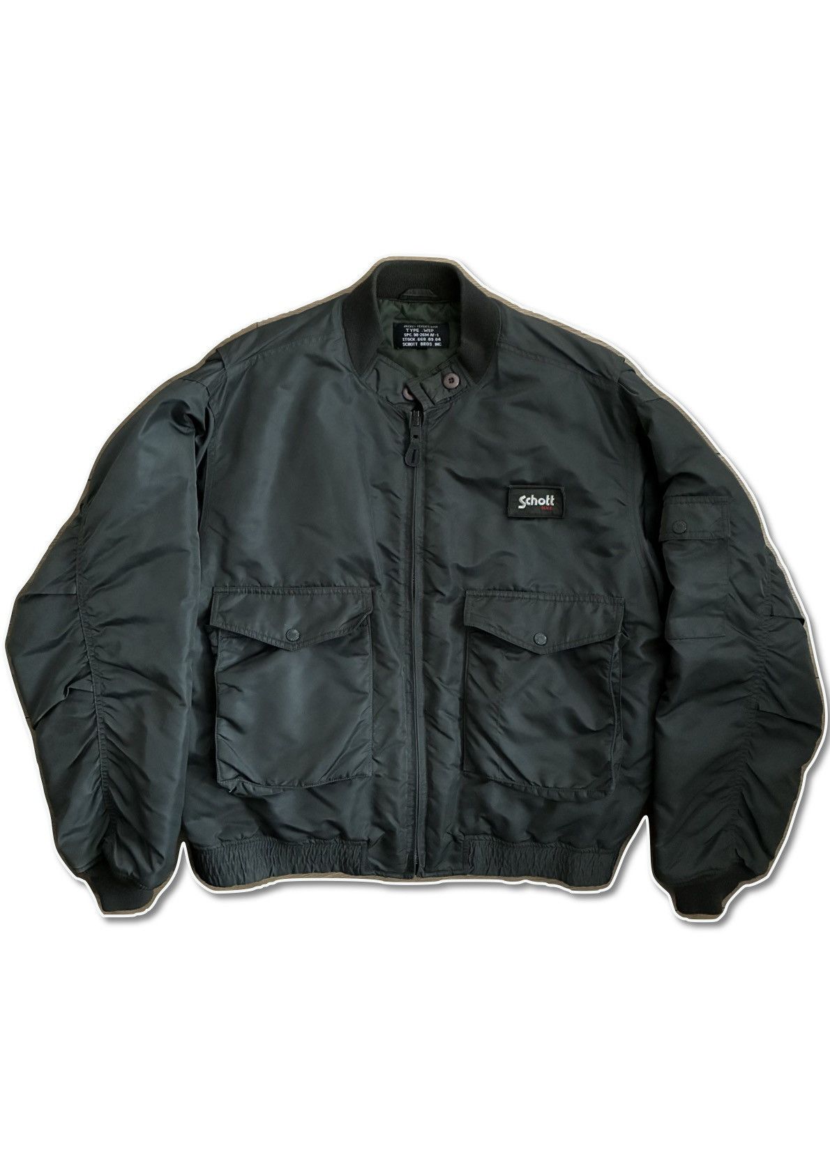 Schott Vintage Schott bomber jacket Flayers Man Wep military army Size US XXL / EU 58 / 5 - 1 Thumbnail
