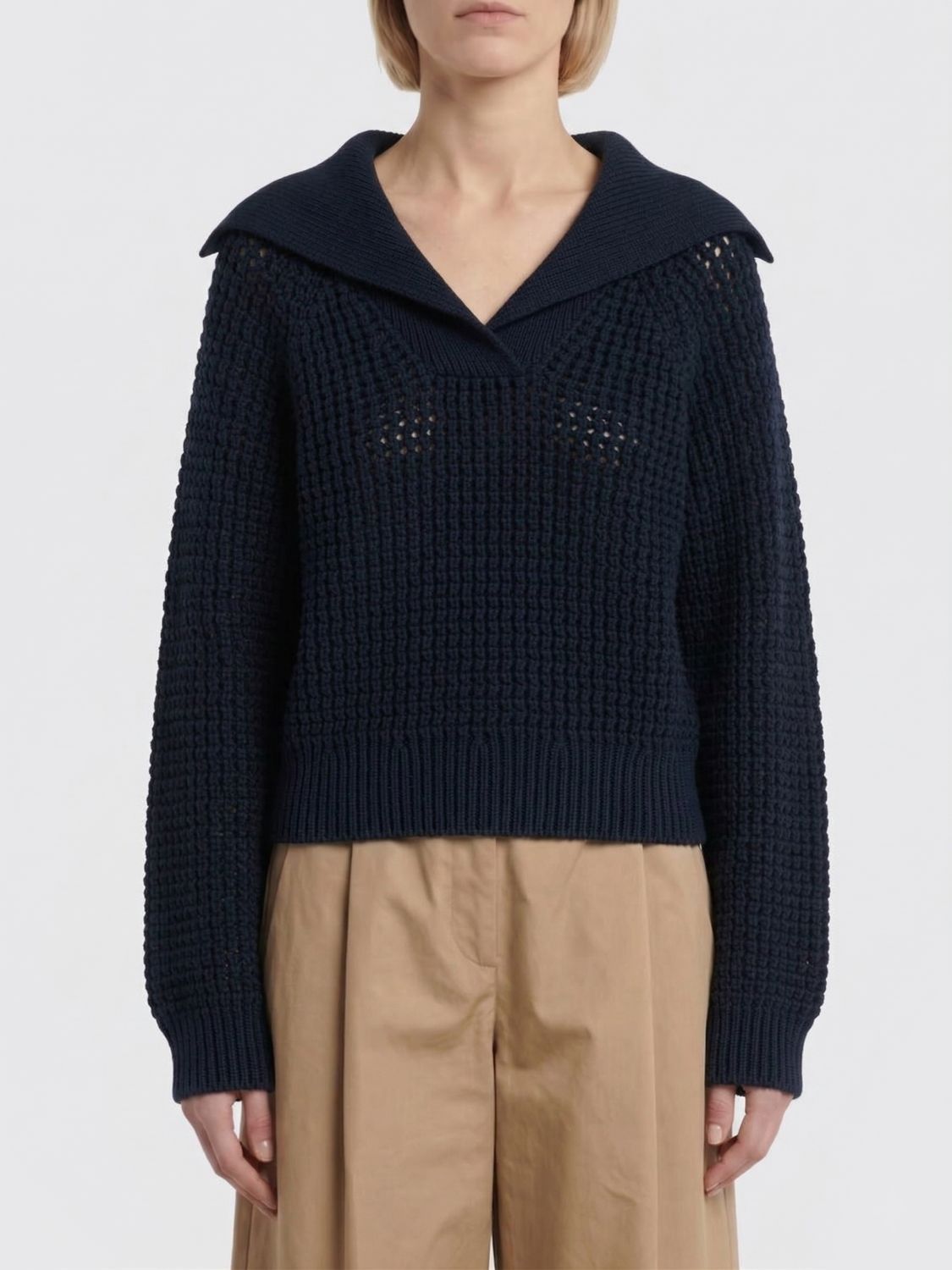 Brunello Cucinelli Brunello Cucinelli Sweater Woman Ocean Size S / US 4 / IT 40 - 1 Thumbnail