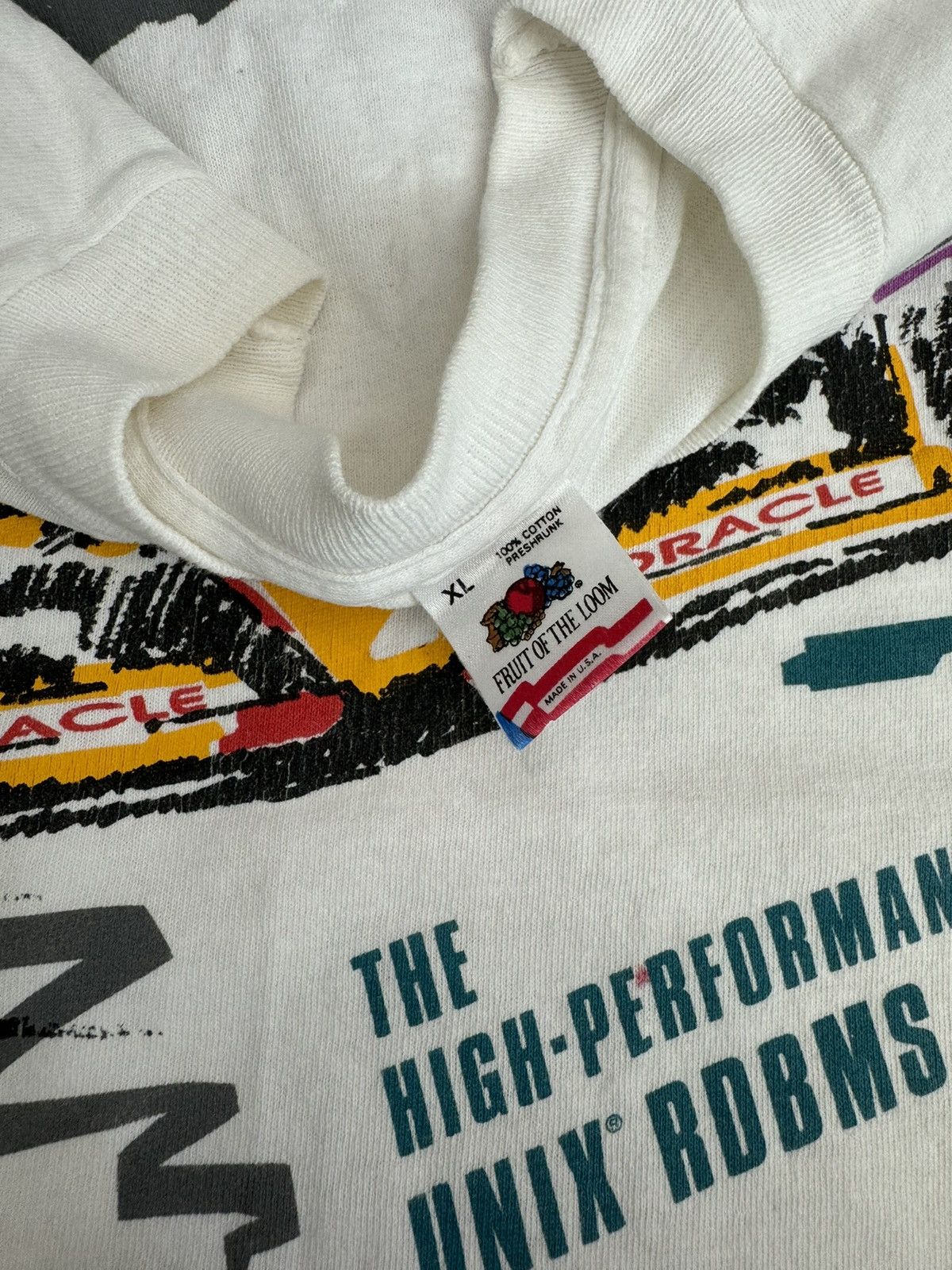 Vintage Vintage ‘95 Oracle Team Unix F1 Racing Longsleeve Tee Size US XL / EU 56 / 4 - 7 Thumbnail