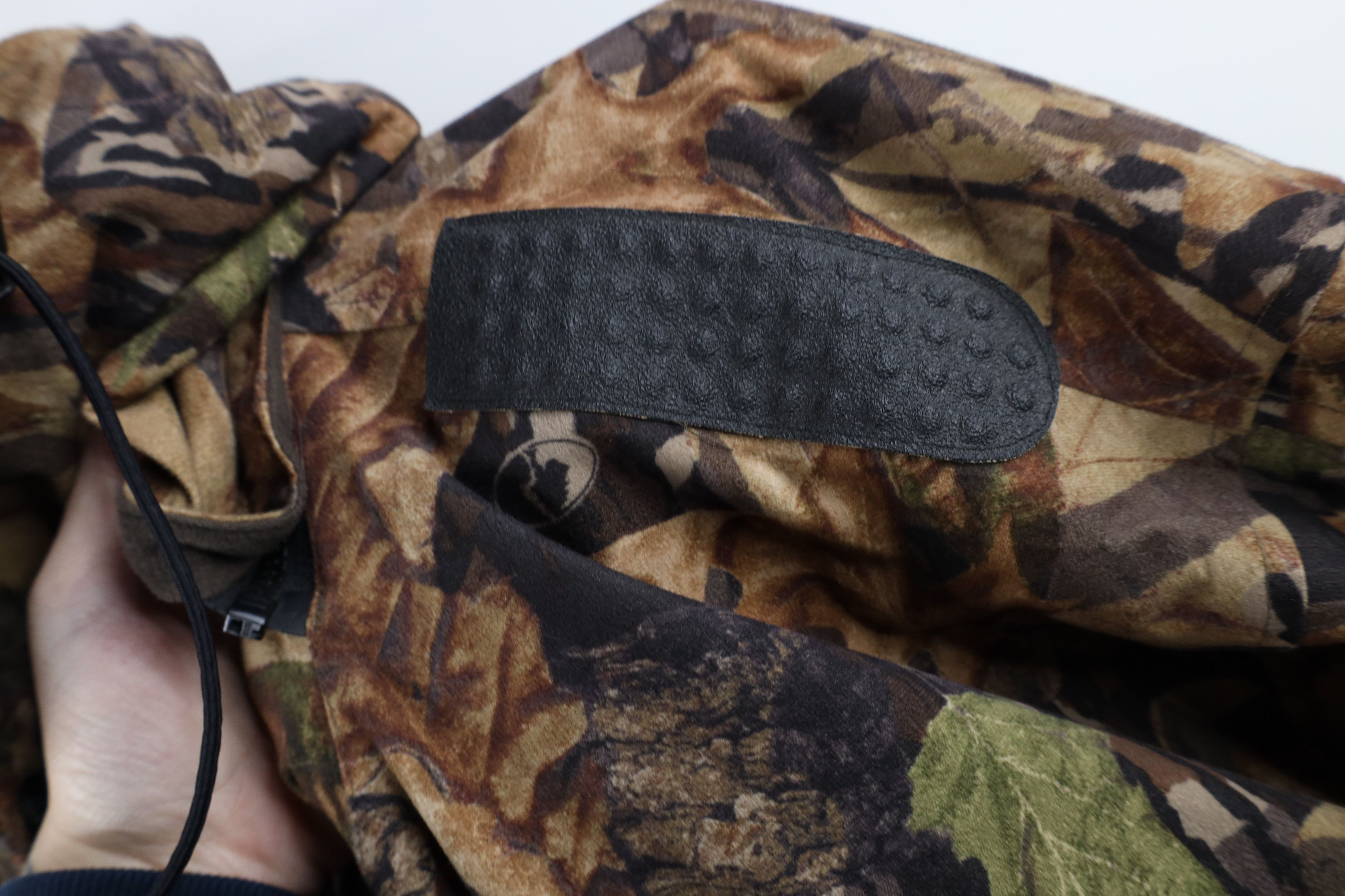 Vintage Vintage Browning Mossy Oak Camouflage Chamois Hooded Jacket Size US XL / EU 56 / 4 - 6 Thumbnail