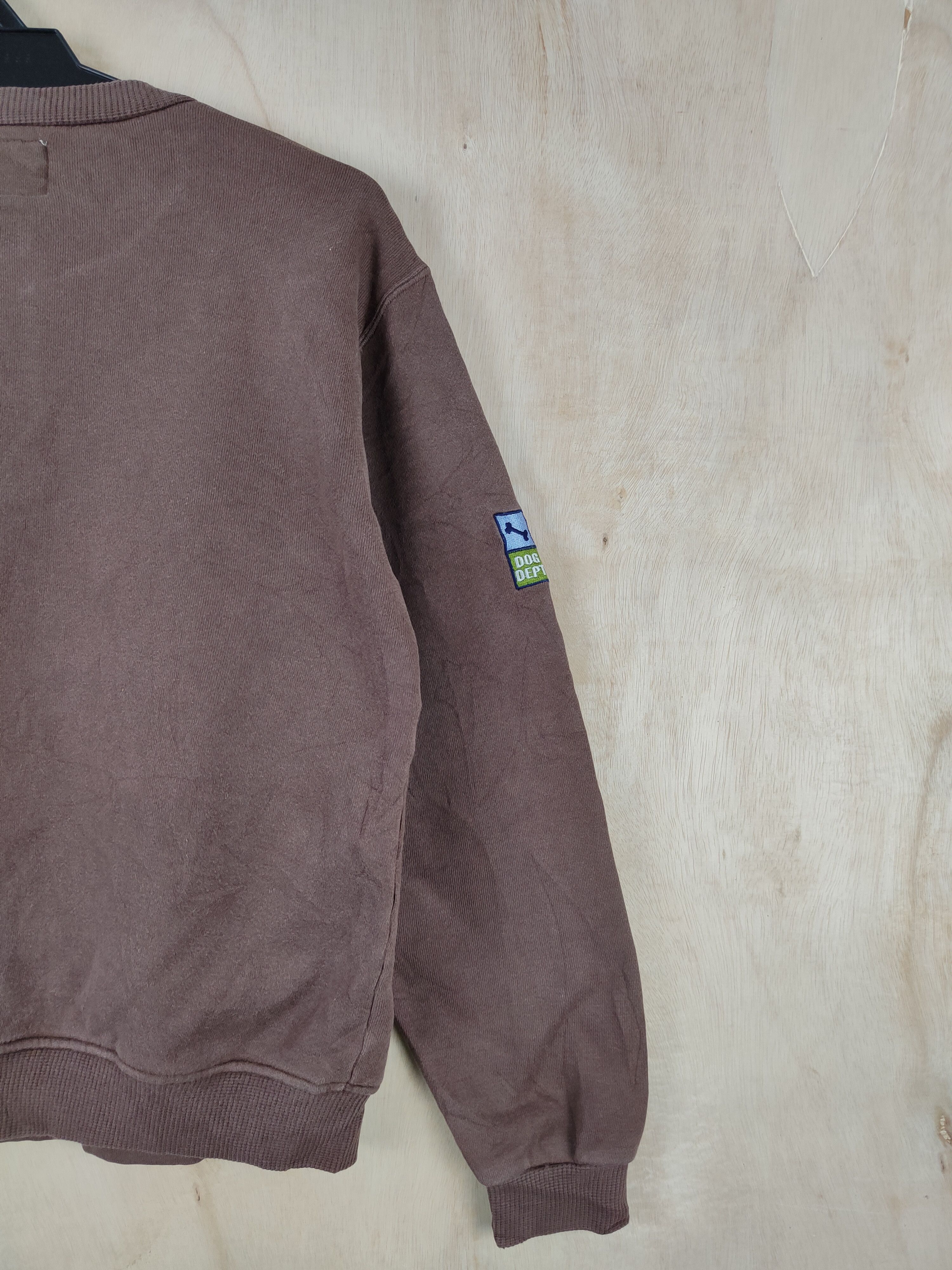 Japanese Brand Dog Dept Dark Brown Sweatshirts #S2565 Size US S / EU 44-46 / 1 - 11 Thumbnail