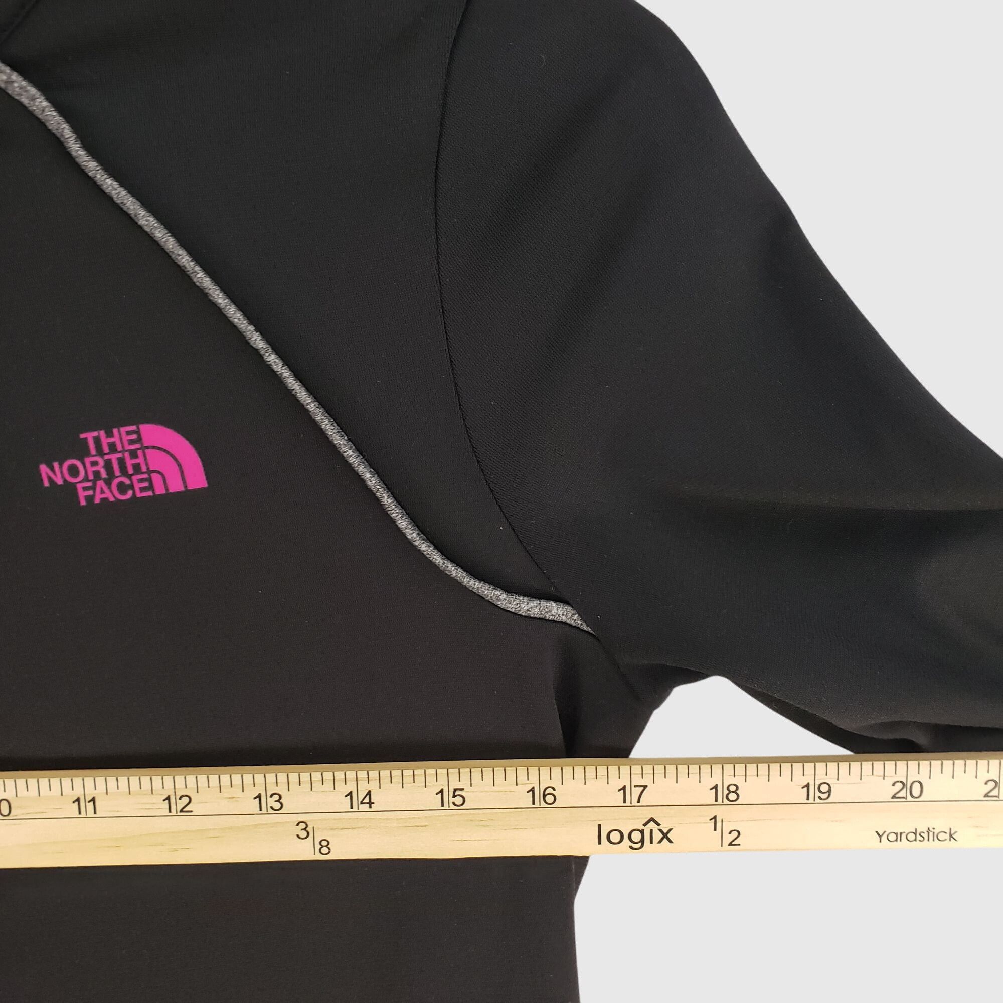 The North Face The North Face Womens Full-Zip Black & Gray Stretch Jacket S Size S / US 4 / IT 40 - 6 Thumbnail