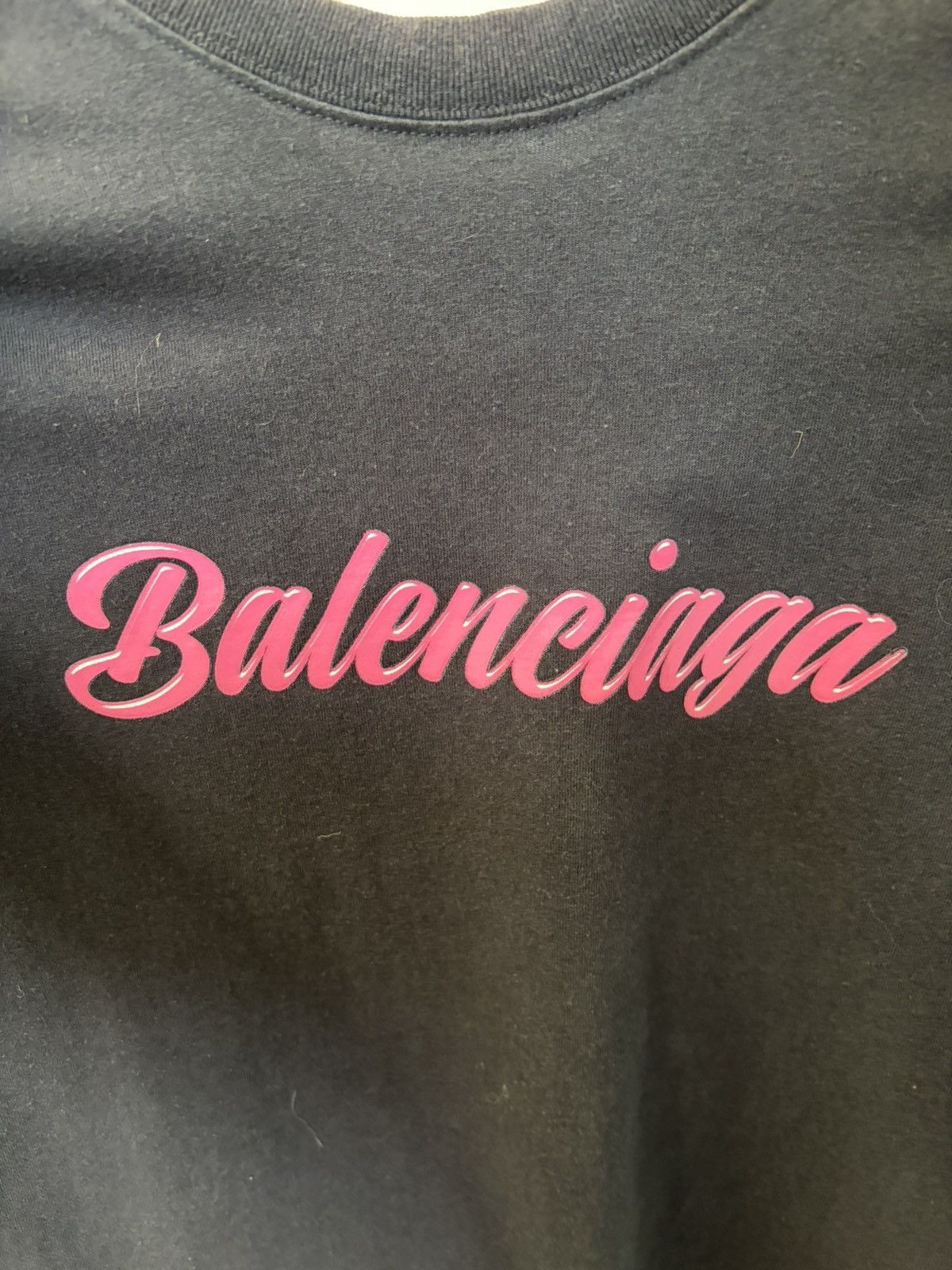 Balenciaga Balenciaga - 2019 Pink Logo T Shirt Size US M / EU 48-50 / 2 - 2 Thumbnail