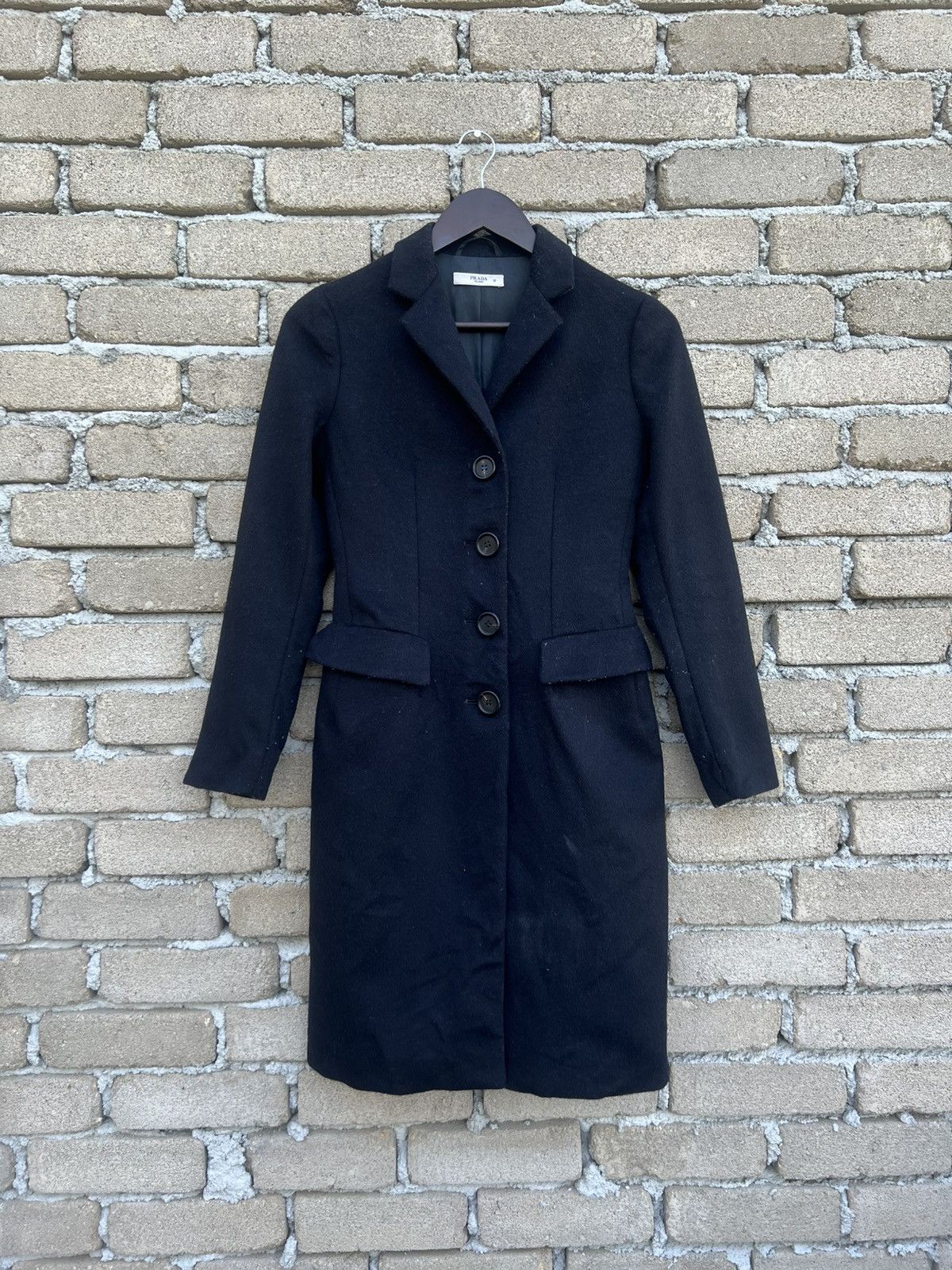 Prada Authentic Prada Milano Long Coat Size 36 Size XS / US 0-2 / IT 36-38 - 2 Thumbnail