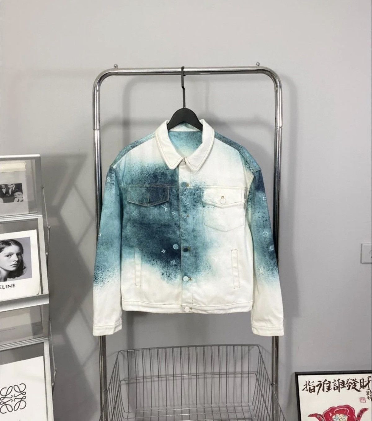 Louis Vuitton Louis Vuitton LV Spray Denim Jacket Size US M / EU 48-50 / 2 - 2 Thumbnail