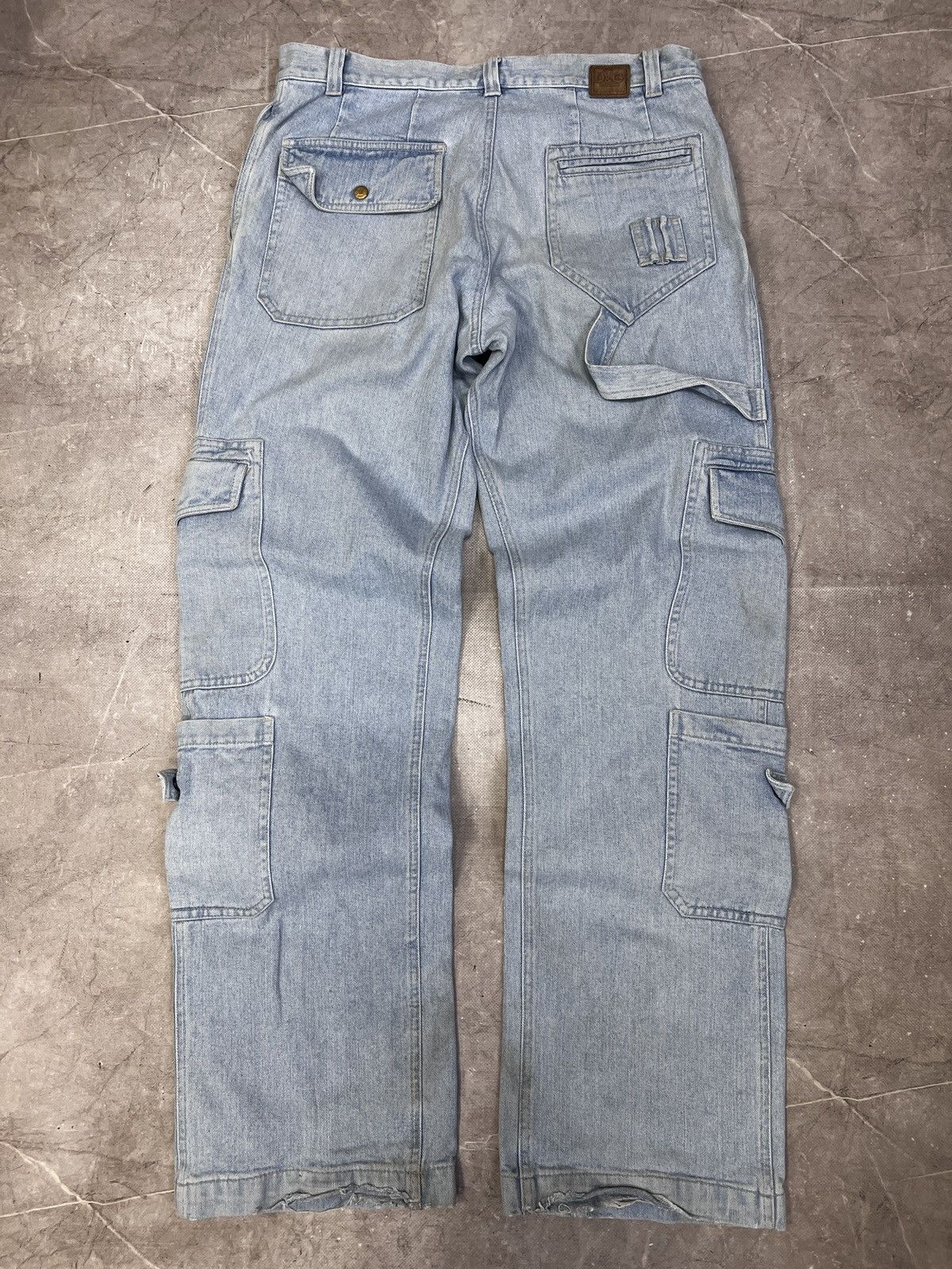 Dolce & Gabbana Dolce Gabbana Archive FW 2000s cargo distressed jeans y2k Size US 34 / EU 50 - 9 Thumbnail