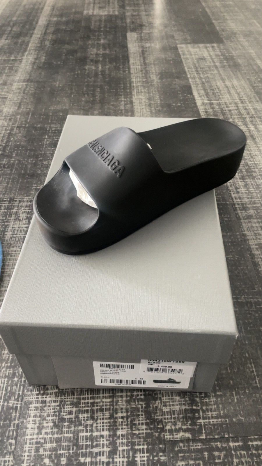 Balenciaga Chunky Slide Rubber Logo Size US 10 / IT 40 - 3 Thumbnail
