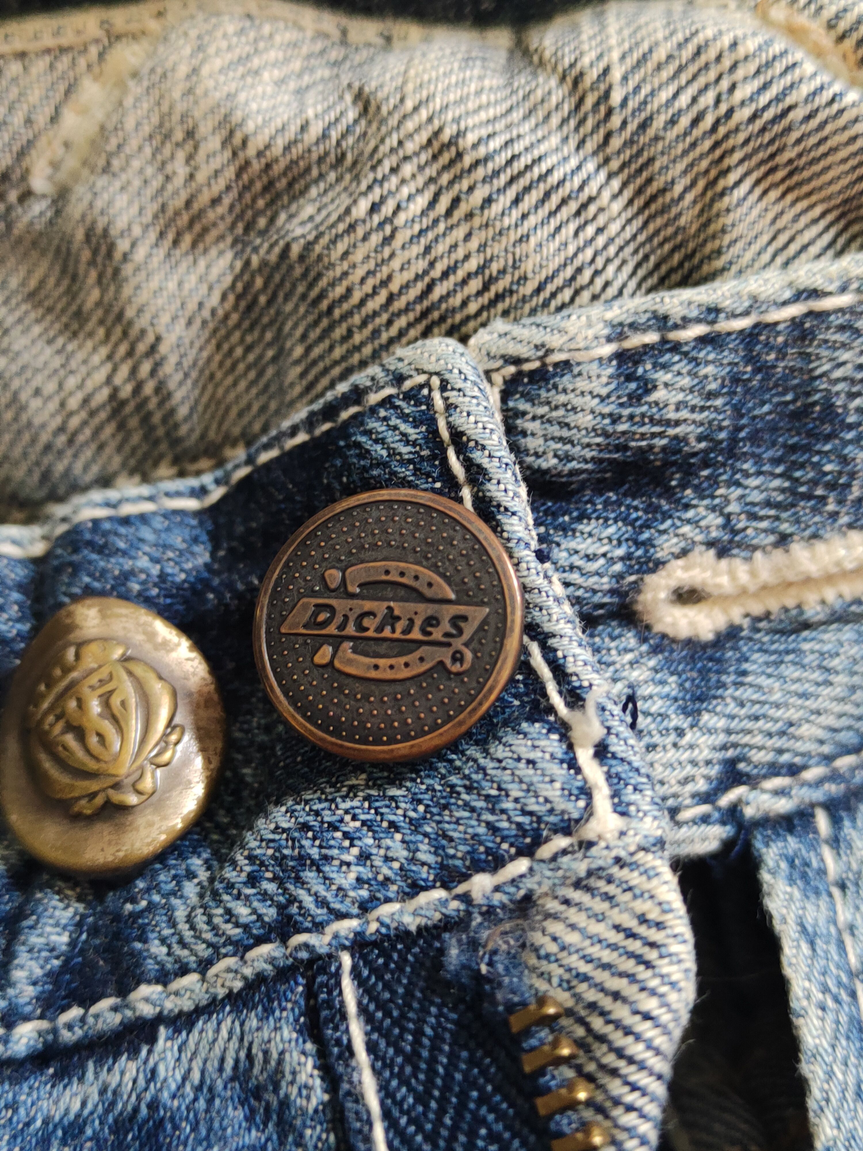 Dickies Dickies Dark Blue Distressed Ripped Jeans #S2365 Size US 30 / EU 46 - 17 Thumbnail