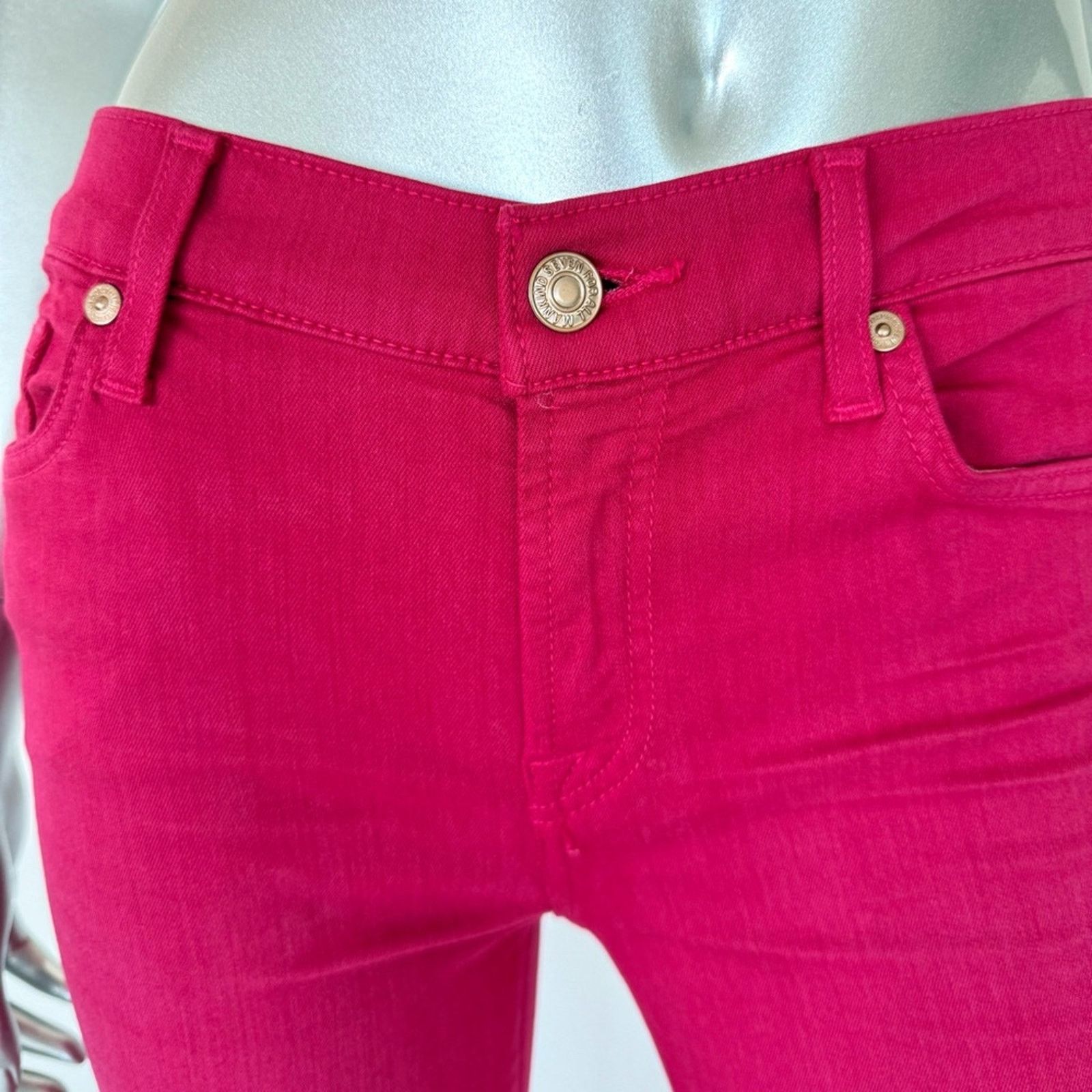 7 For All Mankind 7 for all mankind women skinny jeans size 27 US Size 27" / US 4 / IT 40 - 2 Thumbnail