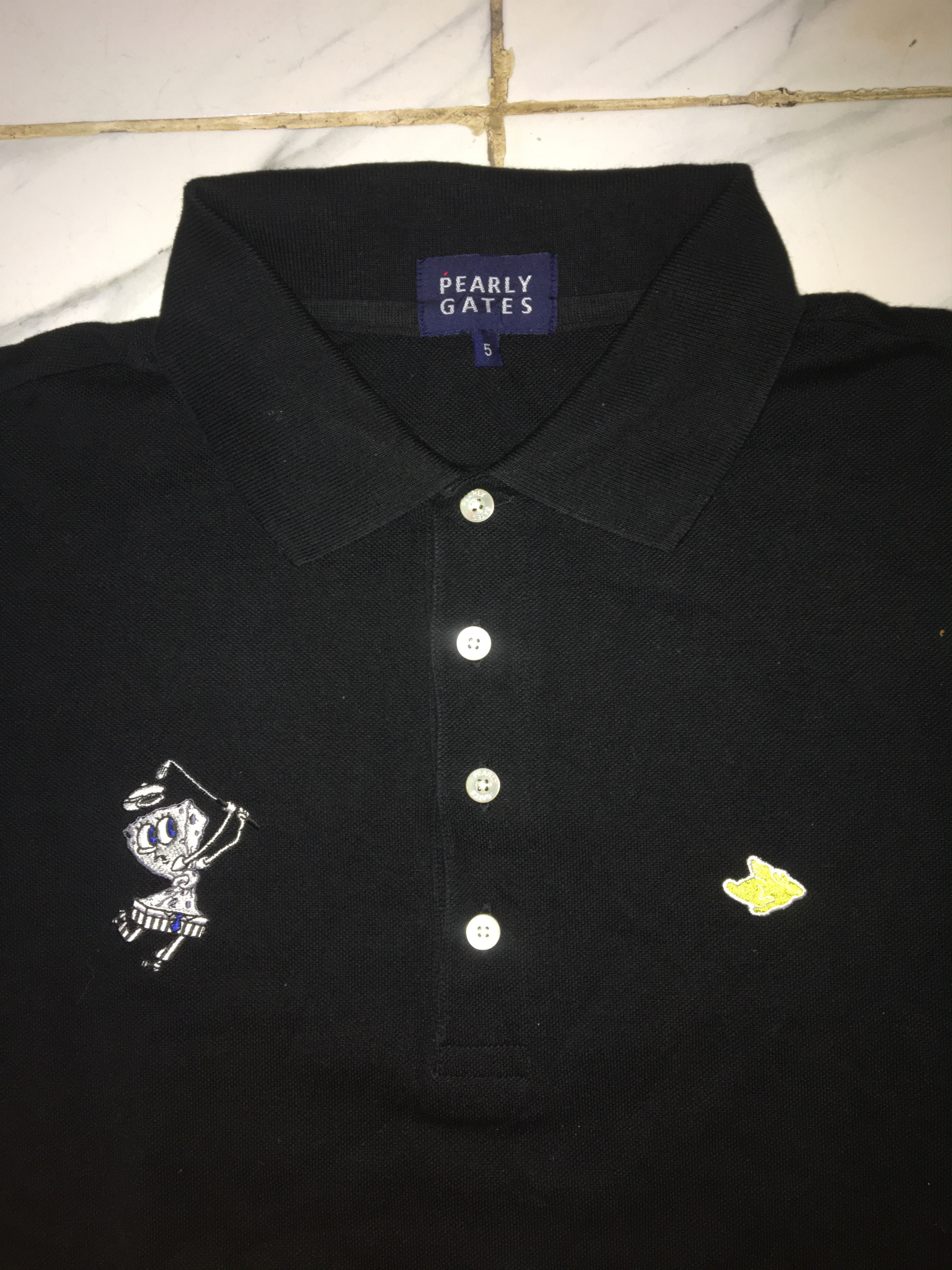 Designer PEARLY GATES x SPONGEBOB POLO SHIRT Size US L / EU 52-54 / 3 - 2 Thumbnail