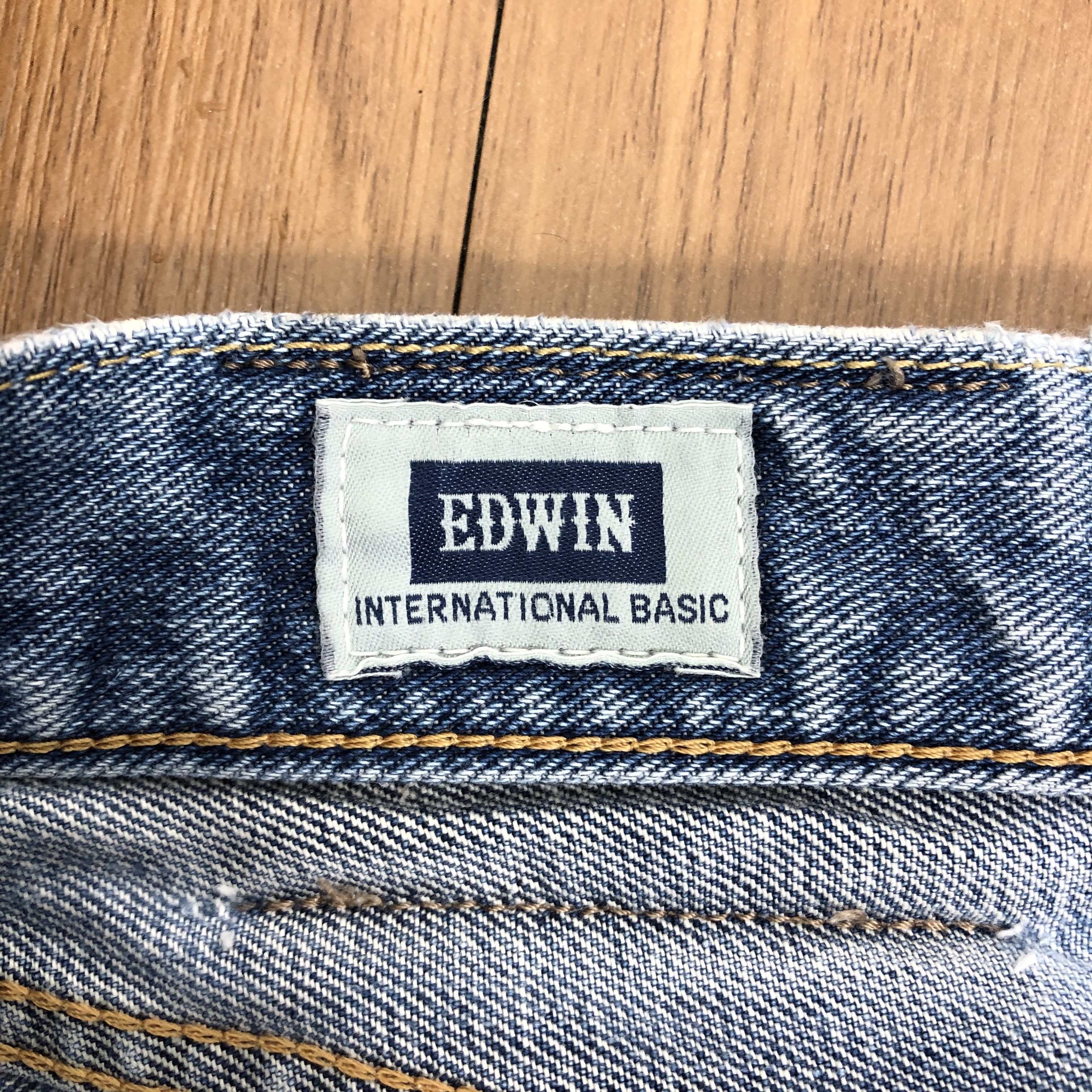 Edwin × Vintage 34 x 26 Vintage Edwin Jeans Light Wash L1346 Size US 34 / EU 50 - 9 Thumbnail