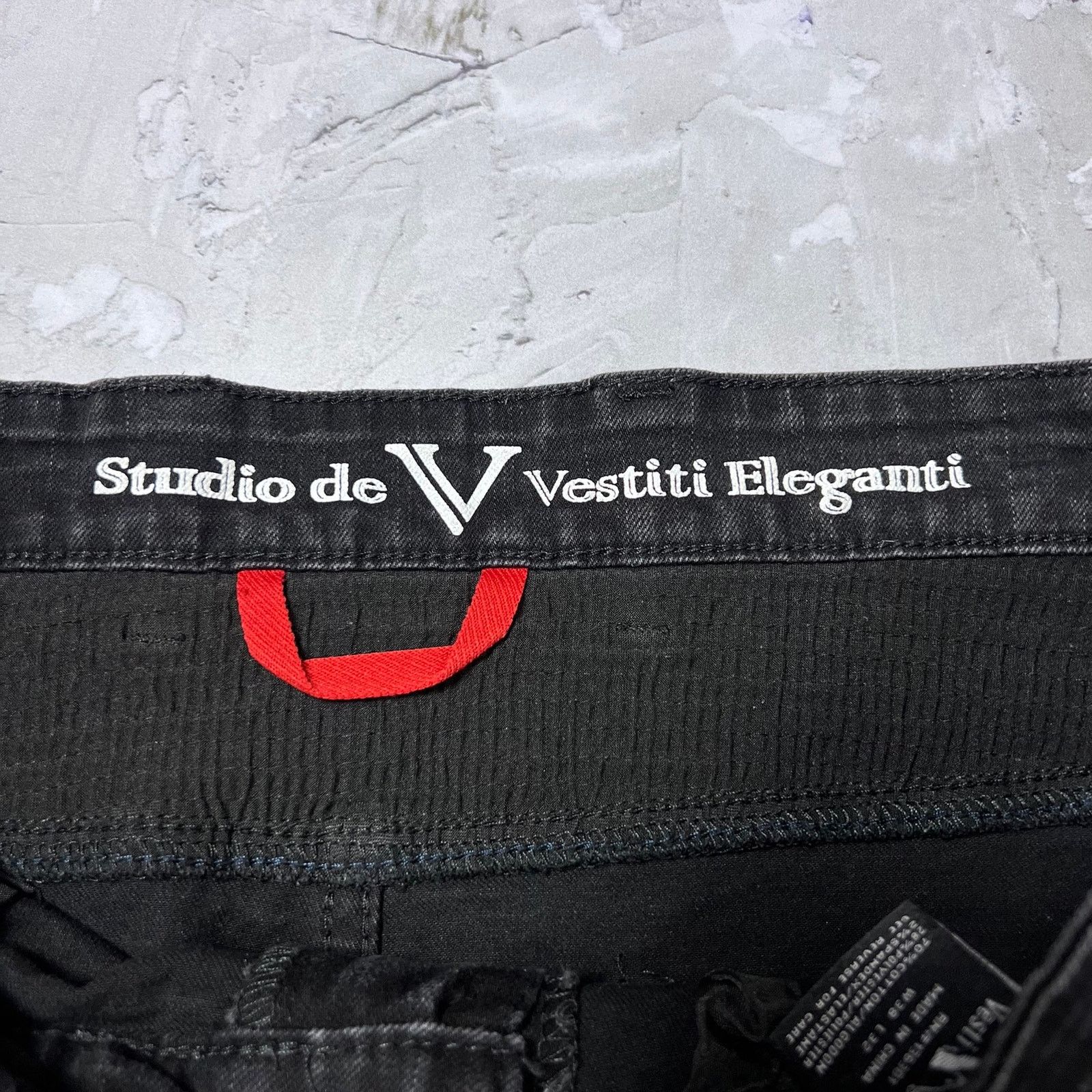 Other Studio de Vestiti Eleganti Moto Jeans SIZE 38x32 RUNS SMALL Size US 38 / EU 54 - 7 Thumbnail