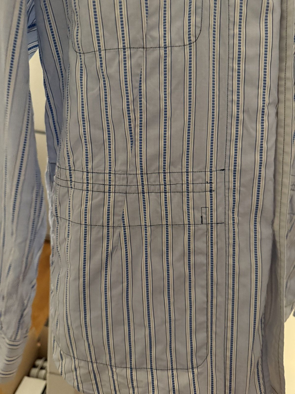 Comme des Garcons SHIRT Comme des Garçons SHIRT Trompe l’Oeil Cargo Striped Shirt Size US M / EU 48-50 / 2 - 5 Thumbnail