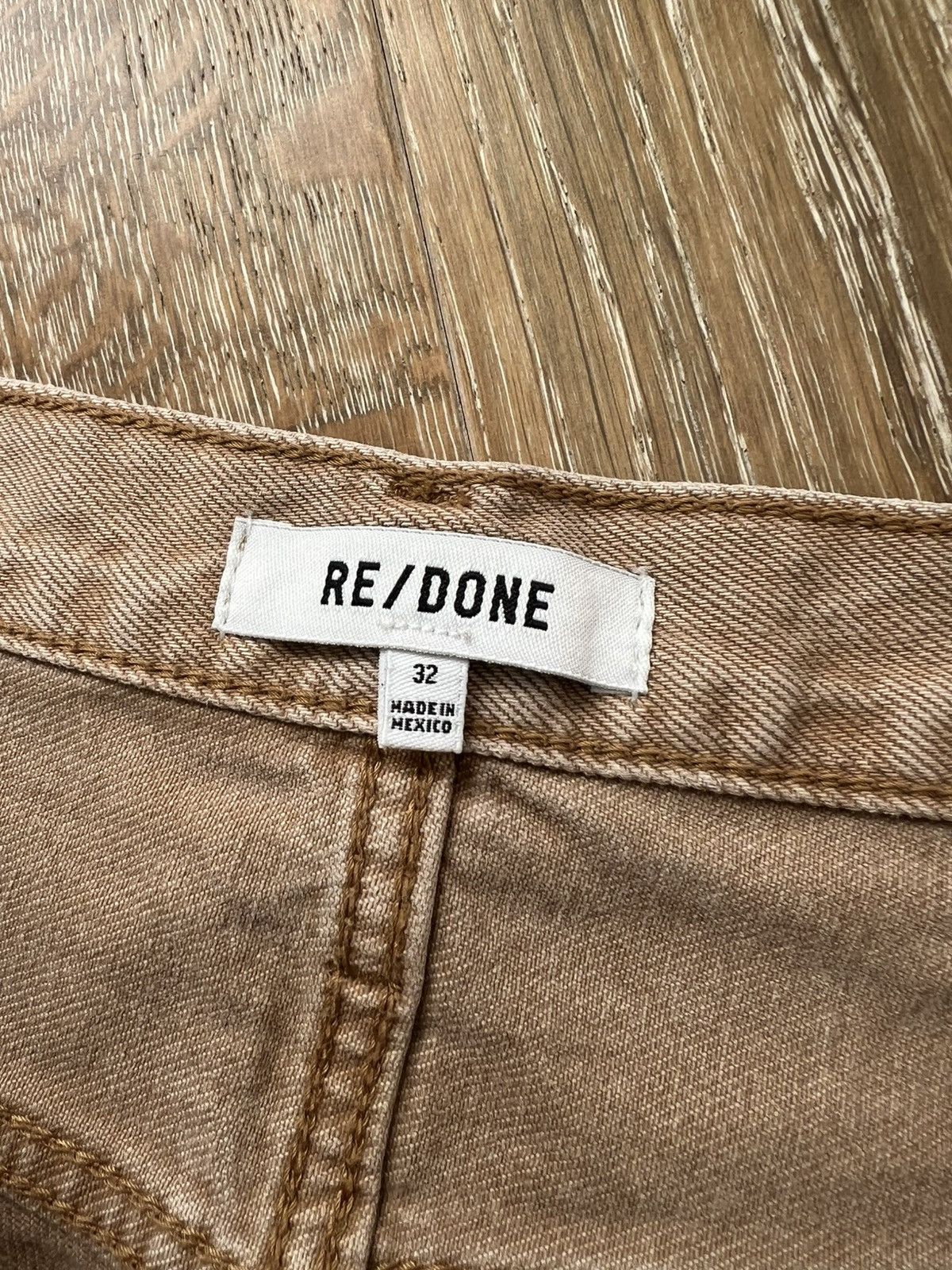 RE/DONE RE/DONE Originals 70s Stove Pipe Jeans Size 32" / US 10 / IT 46 - 3 Thumbnail