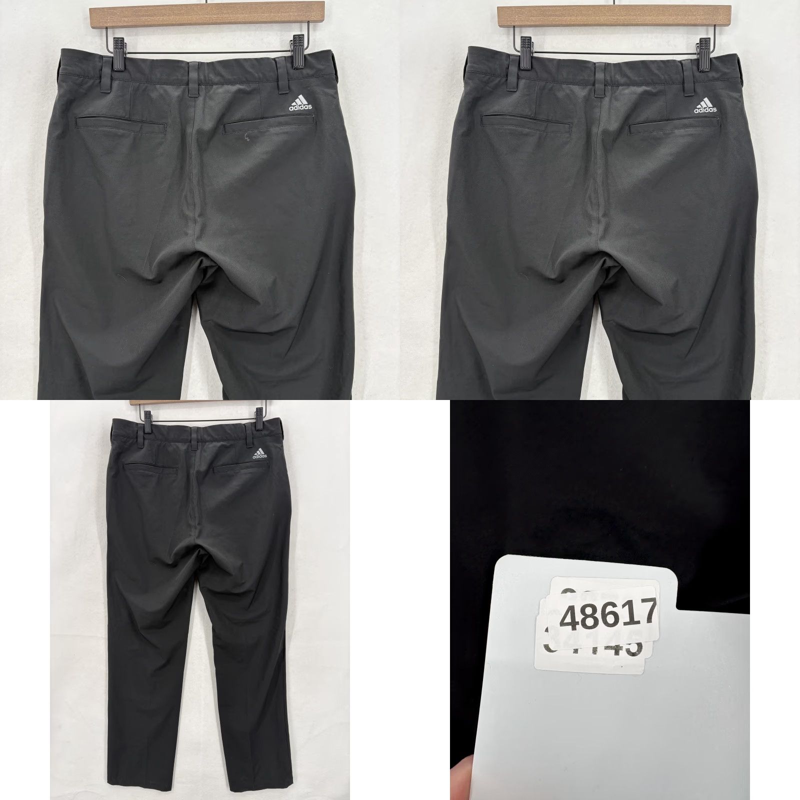 Adidas Adidas Ultimate 365 Golf Pants Mens 32x32 Black Stretch Tapered Straight Leg Performance Khakis Pants Mens Black 32 Regular Size US 32 / EU 48 - 9 Thumbnail