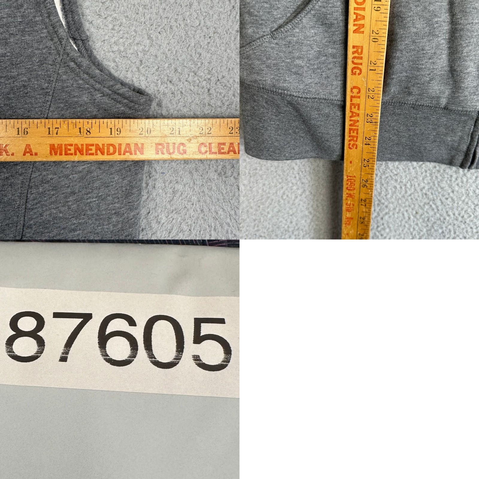 Vintage L.L. Bean Vest Womens Medium Gray Full Zip Faux Fur Lining Sleeveless Outdoor Heather Pocket Size M / US 6-8 / IT 42-44 - 8 Thumbnail