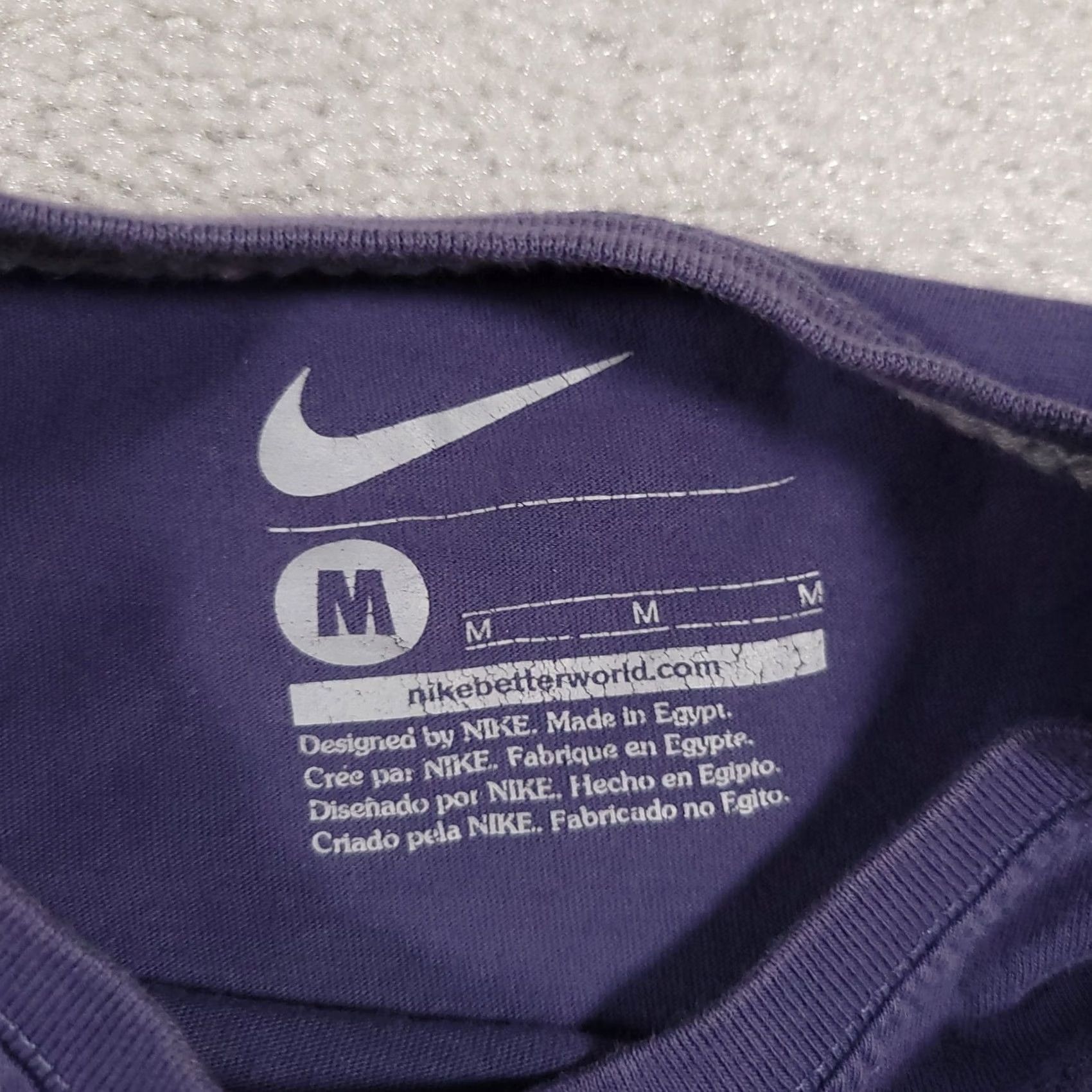 Nike VINTAGE Nike Shirt Womens Medium Purple Blue Pink Script Graphic Athletic Tee T-Shirt Size M / US 6-8 / IT 42-44 - 5 Thumbnail
