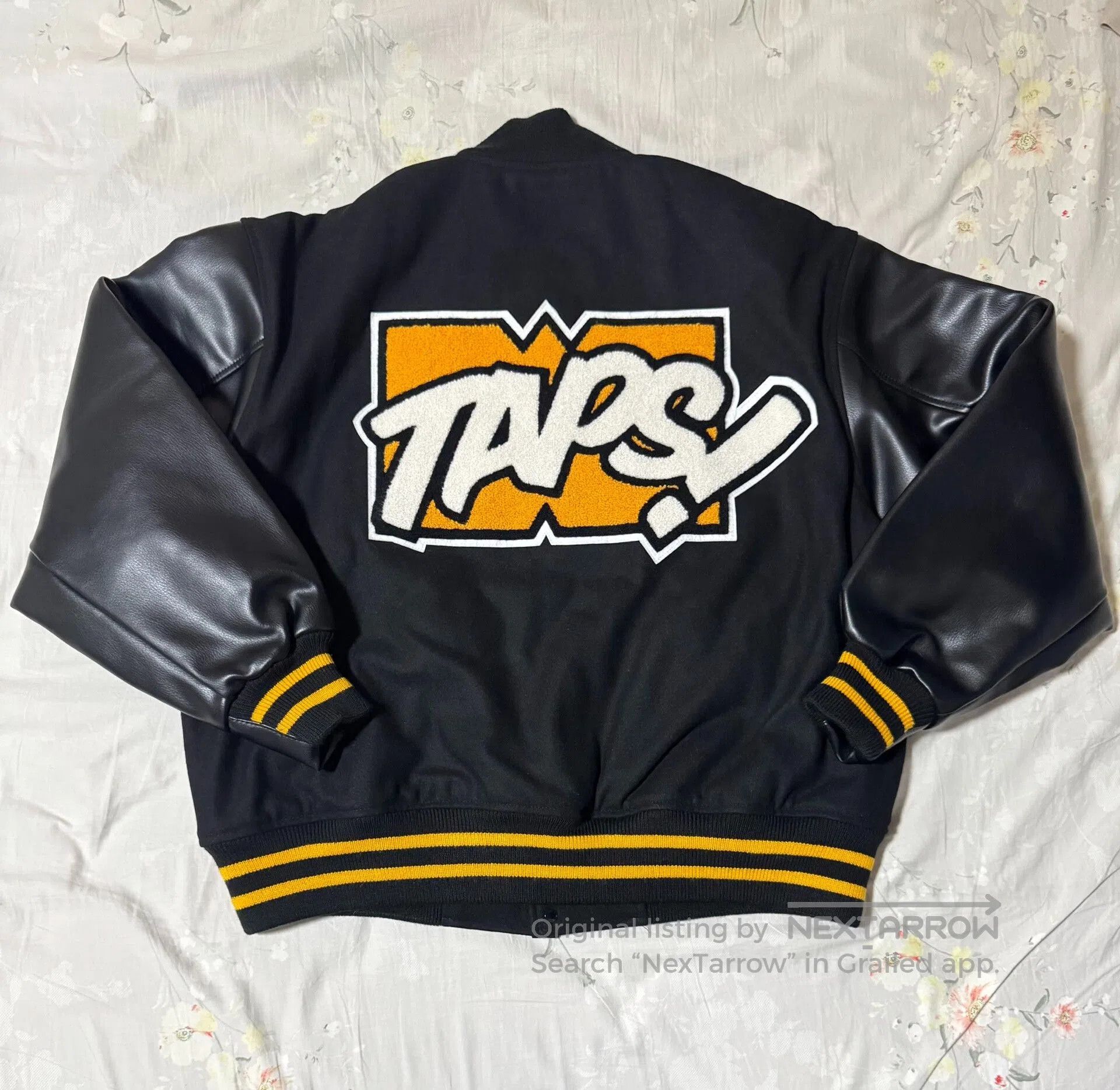 Wtaps WTAPS 22AW Leather Sleeve Baseball Jacket. Size US M / EU 48-50 / 2 - 2 Thumbnail