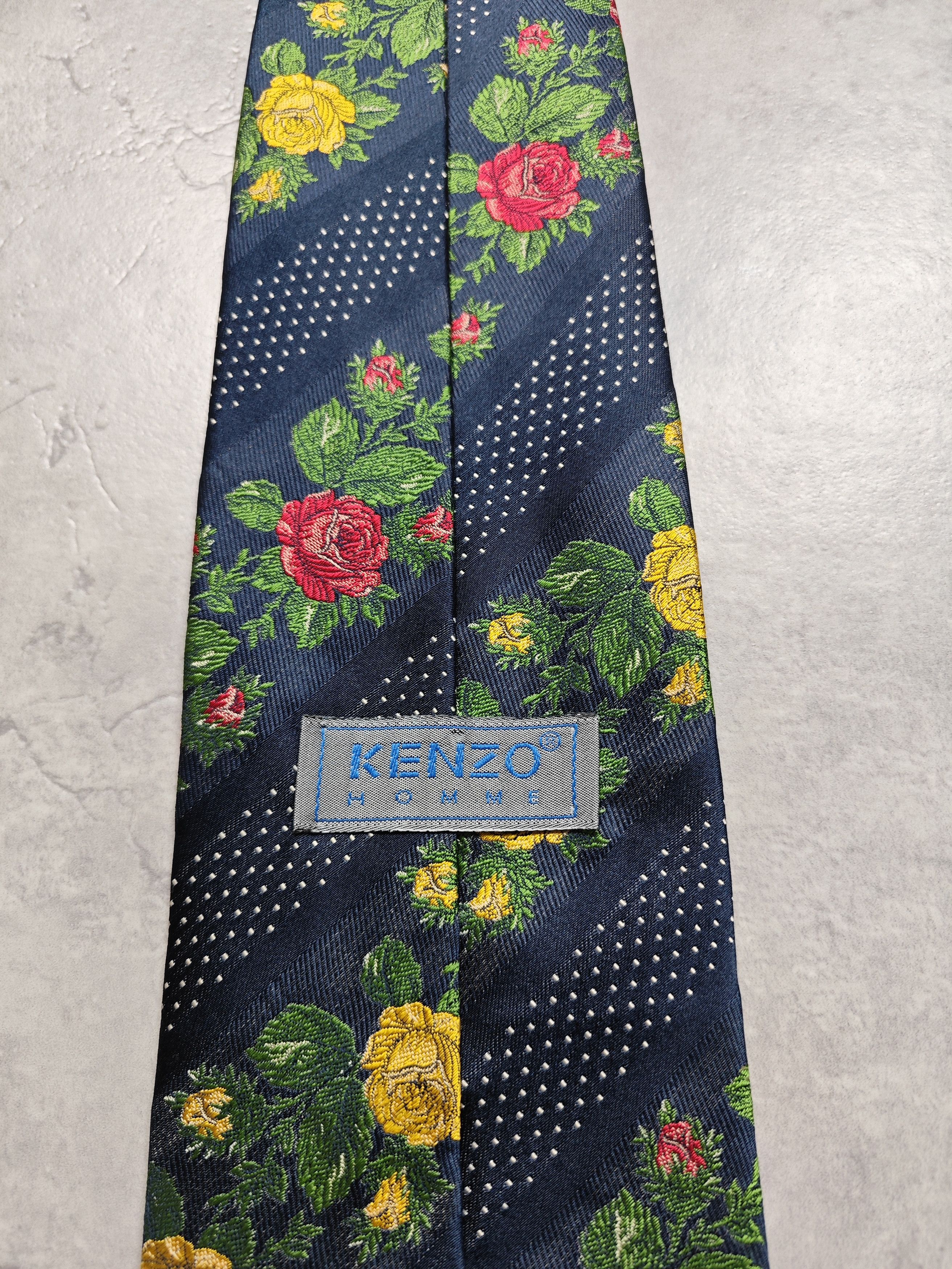 Kenzo Kenzo Vintage Silk Tie Size ONE SIZE - 4 Thumbnail