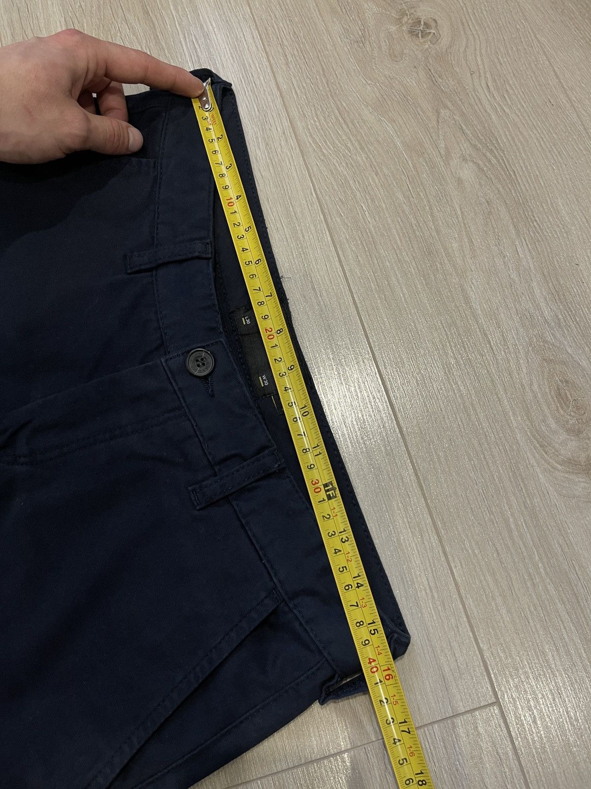 Lyle & Scott Lyle & Scott Slim Cargo Trousers Navy Blue 30/30 Size US 30 / EU 46 - 10 Thumbnail