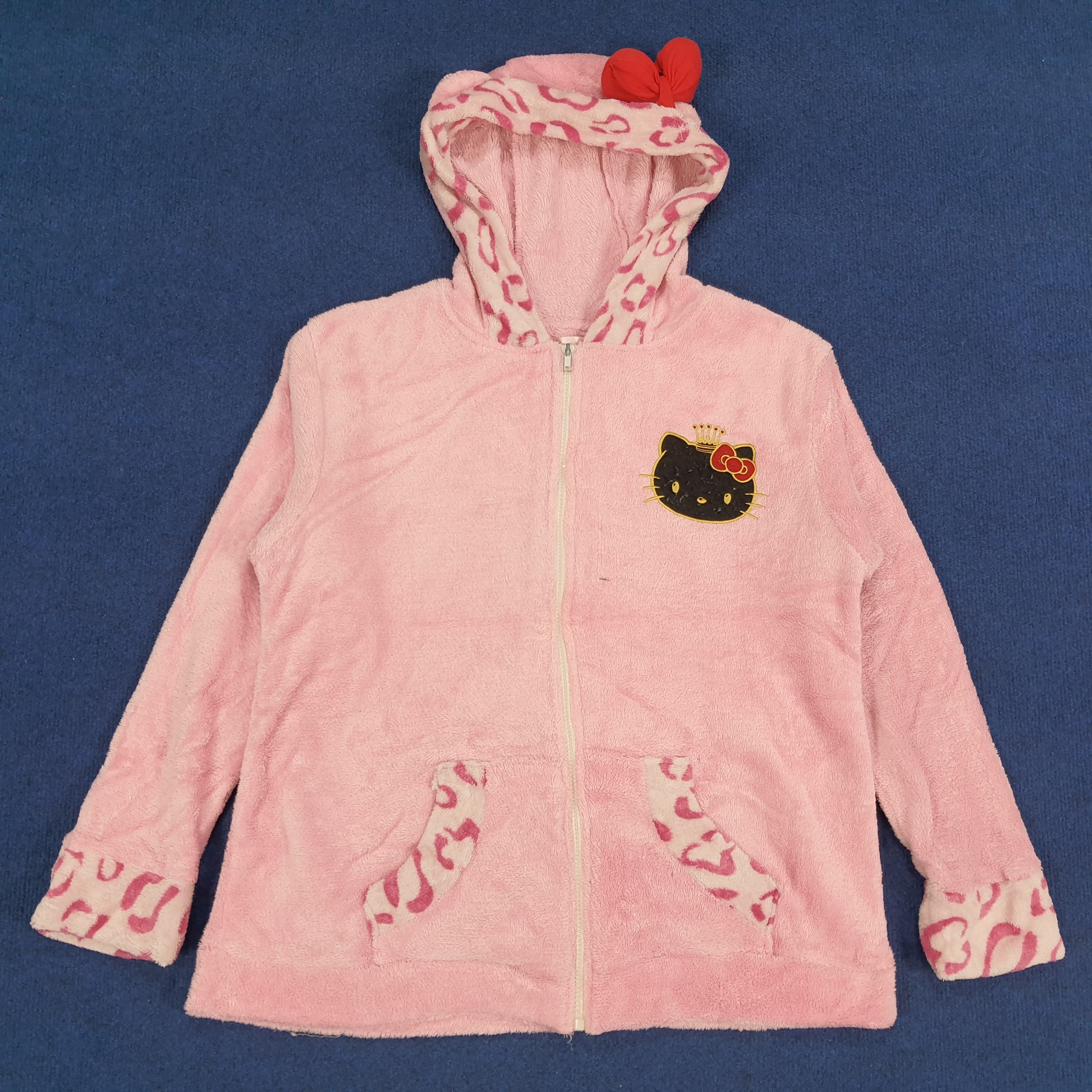 Japanese Brand × Vintage Vintage Hello Kitty Japanese Brand Zipper Fleece Hoodie Size S / US 4 / IT 40 - 3 Thumbnail