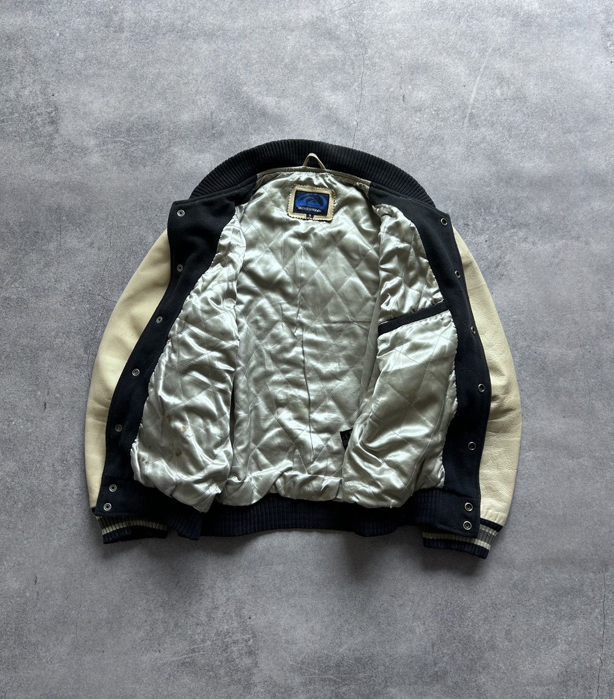 Quicksilver Vintage Quicksilver Varsity Bombers jacket Big logo 70 y2k Size US S / EU 44-46 / 1 - 3 Thumbnail