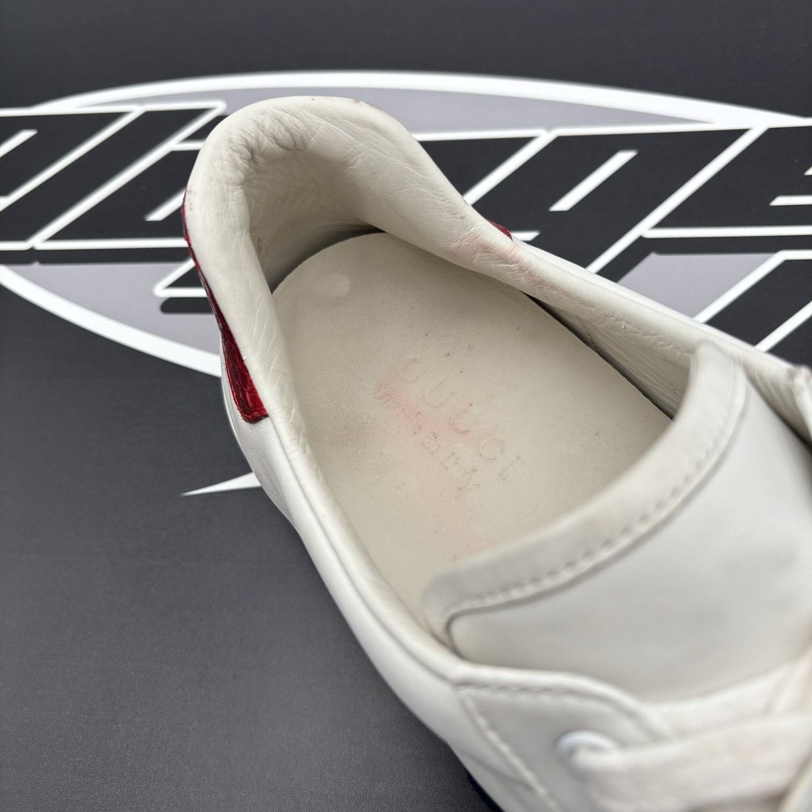 Gucci Gucci Ace Web Patches ' UFO, Dragon ' | GREAT CONDITION! Size US 10 / EU 43 - 16 Thumbnail