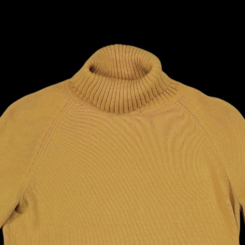 NBDN Nobrandedon Jeanne Pierre Turtleneck Yellow Sweater | Size M Size M / US 6-8 / IT 42-44 - 3 Thumbnail