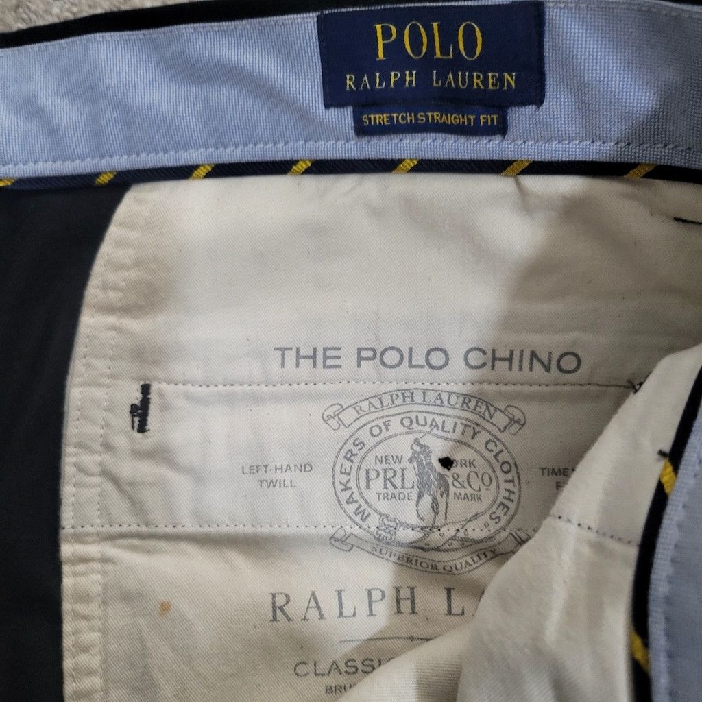 Polo Ralph Lauren Polo Ralph Lauren Cotton Twill Stretch Straight Fit 34/32 Size US 34 / EU 50 - 8 Thumbnail