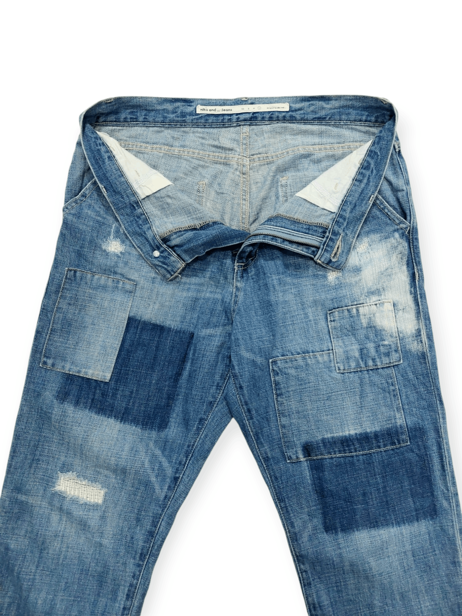 Other Japanese Niko And ... Patchwork Denim Size US 31 - 5 Thumbnail