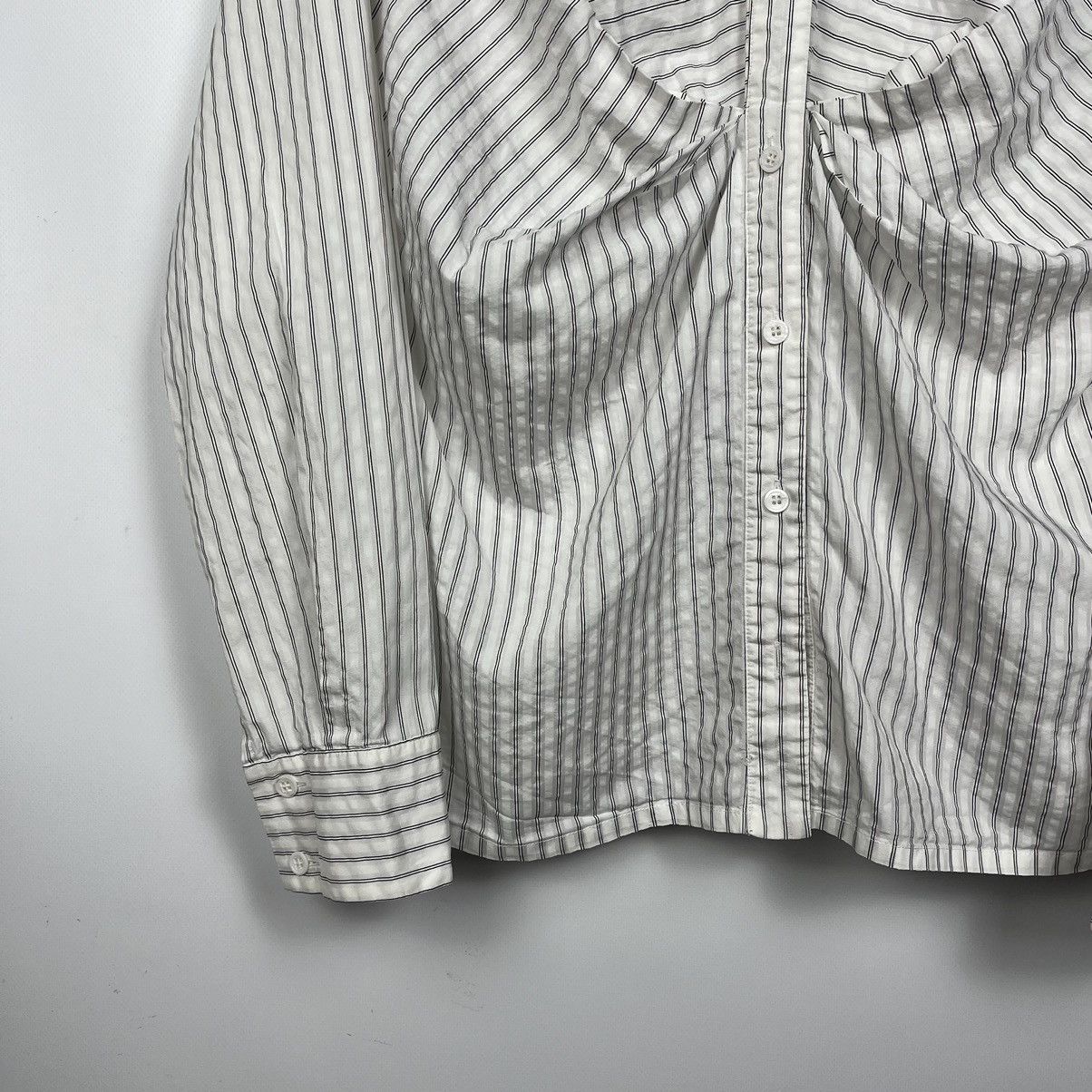 Transit Ladies Transit Par-Such Avant-Garde Button Up Shirt Size L / US 10 / IT 46 - 4 Thumbnail