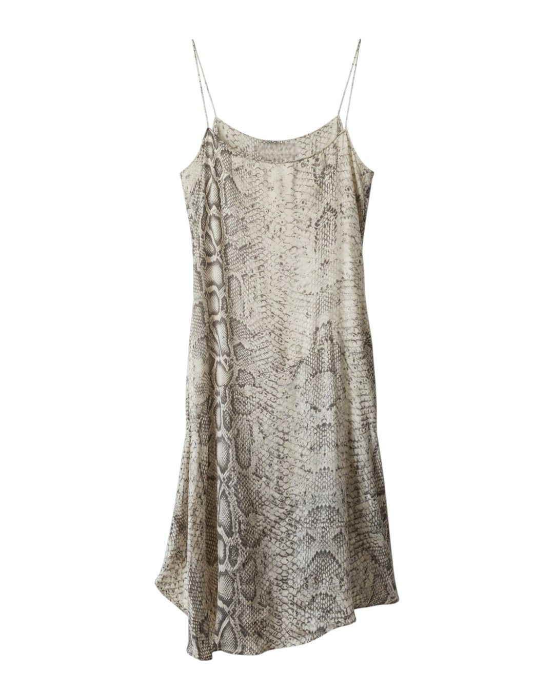 Roberto Cavalli ARCHIVE S/S 1998 RUNWAY SNAKE SKIN SILK DRESS Size S / US 4 / IT 40 - 4 Thumbnail