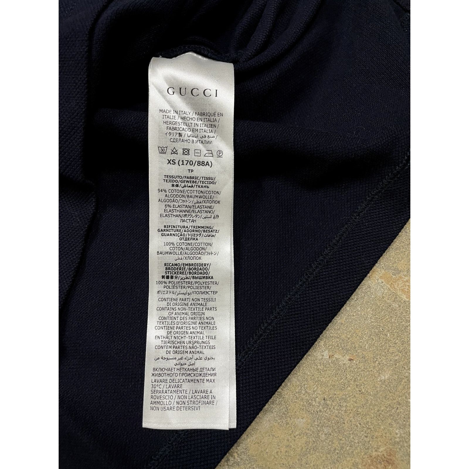 Gucci Gucci Polo Navy XS Size US XS / EU 42 / 0 - 3 Thumbnail