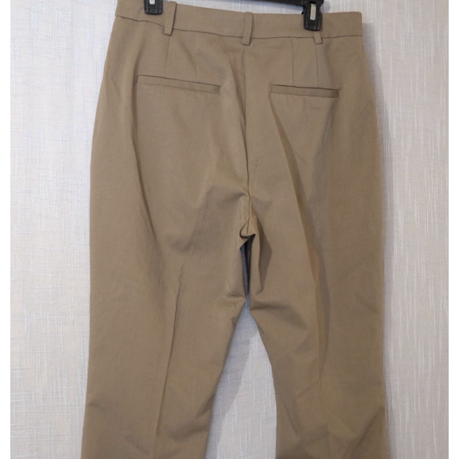 H&M H&M Slit Cuff Straight Dress Pants Green Stretch Women's 10 #A17-10 Dress Pants Women 10 Green Slit Cuff Straight Stretch H&M Size 32" / US 10 / IT 46 - 6 Thumbnail