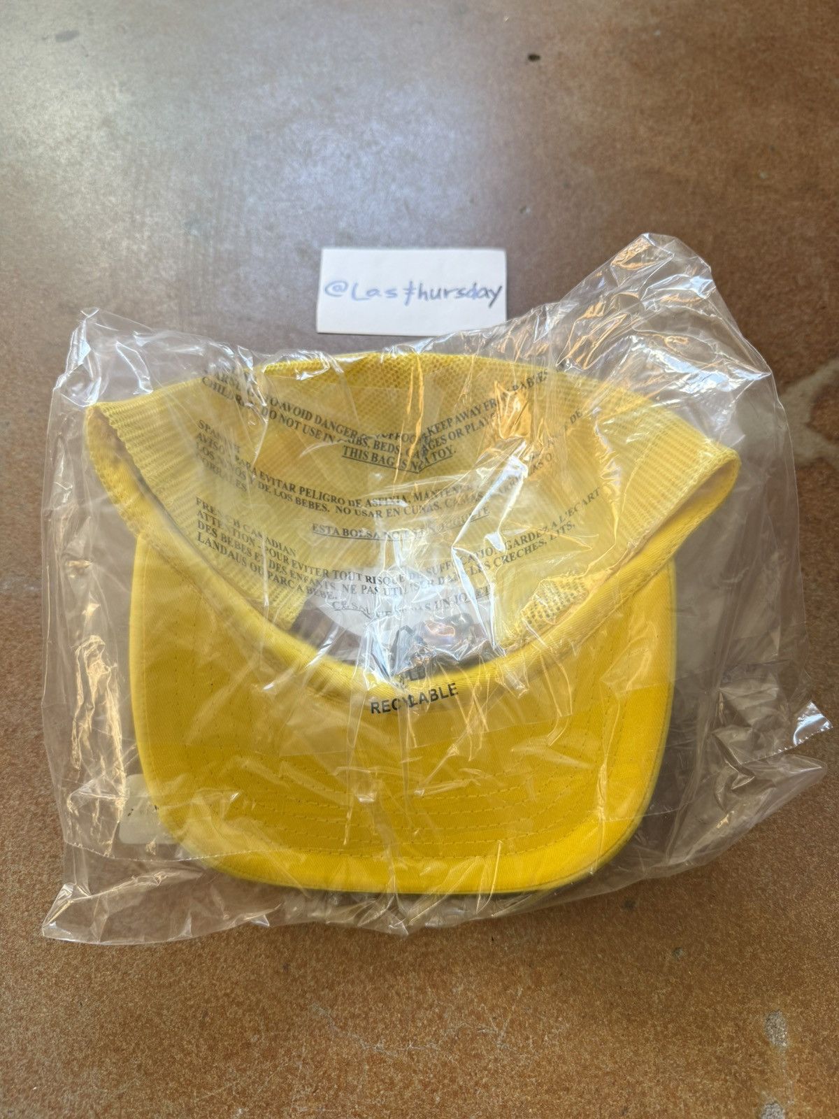 DENIM TEARS Denim Tears ADG Trucker Hat Yellow Size ONE SIZE - 9 Thumbnail