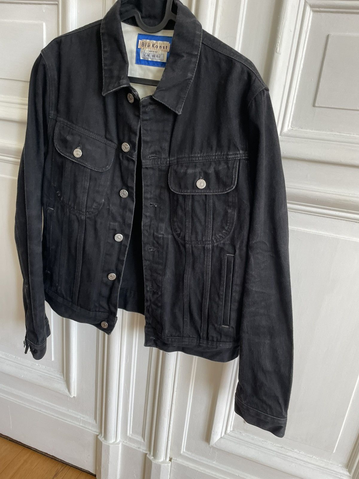 Acne Studios Acne Studios Tent black denim jacket Size US S / EU 44-46 / 1 - 2 Thumbnail