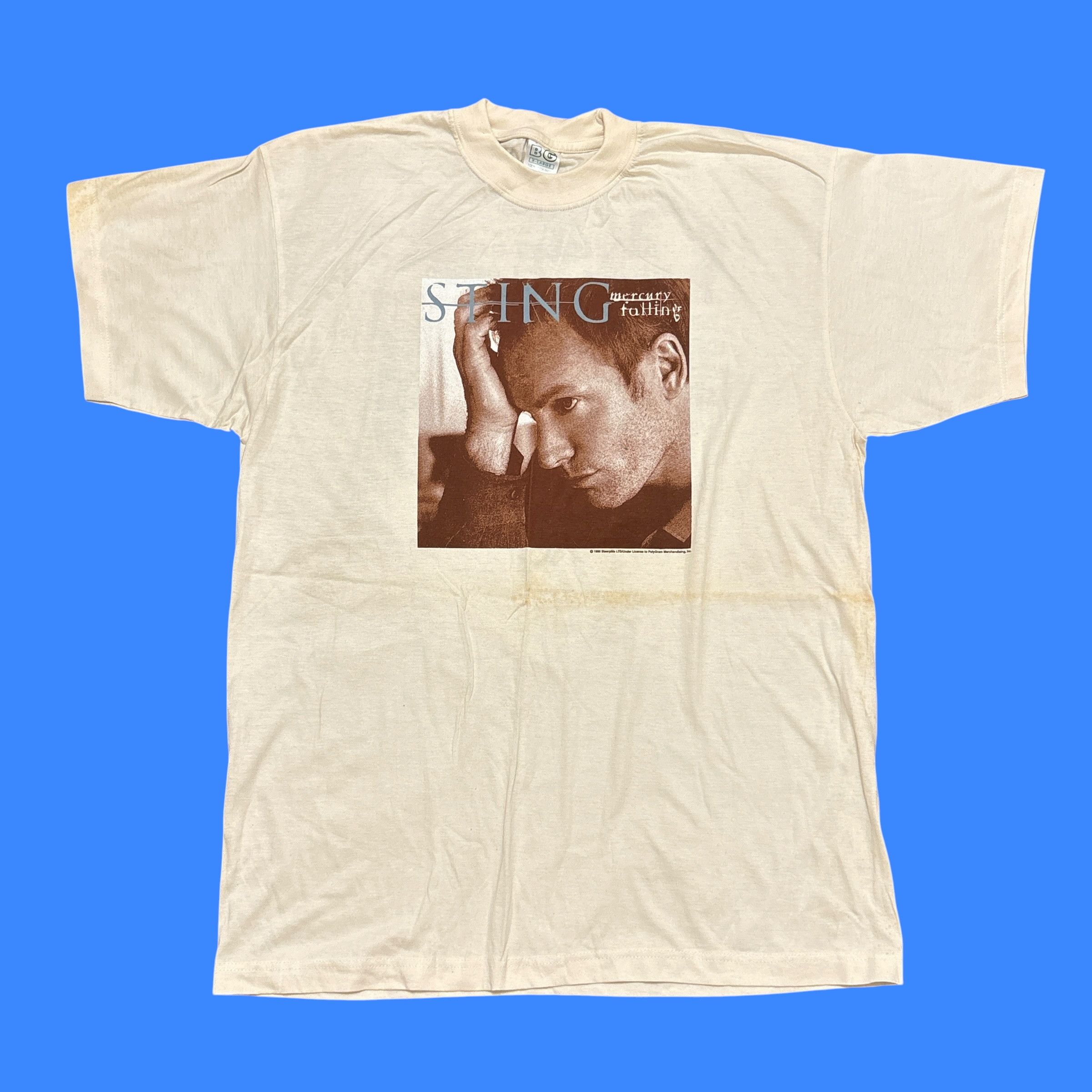 Band Tees Vintage Sting Shirt 90s Tour Concert Merch Rock Band Tee Size US XL / EU 56 / 4 - 1 Thumbnail