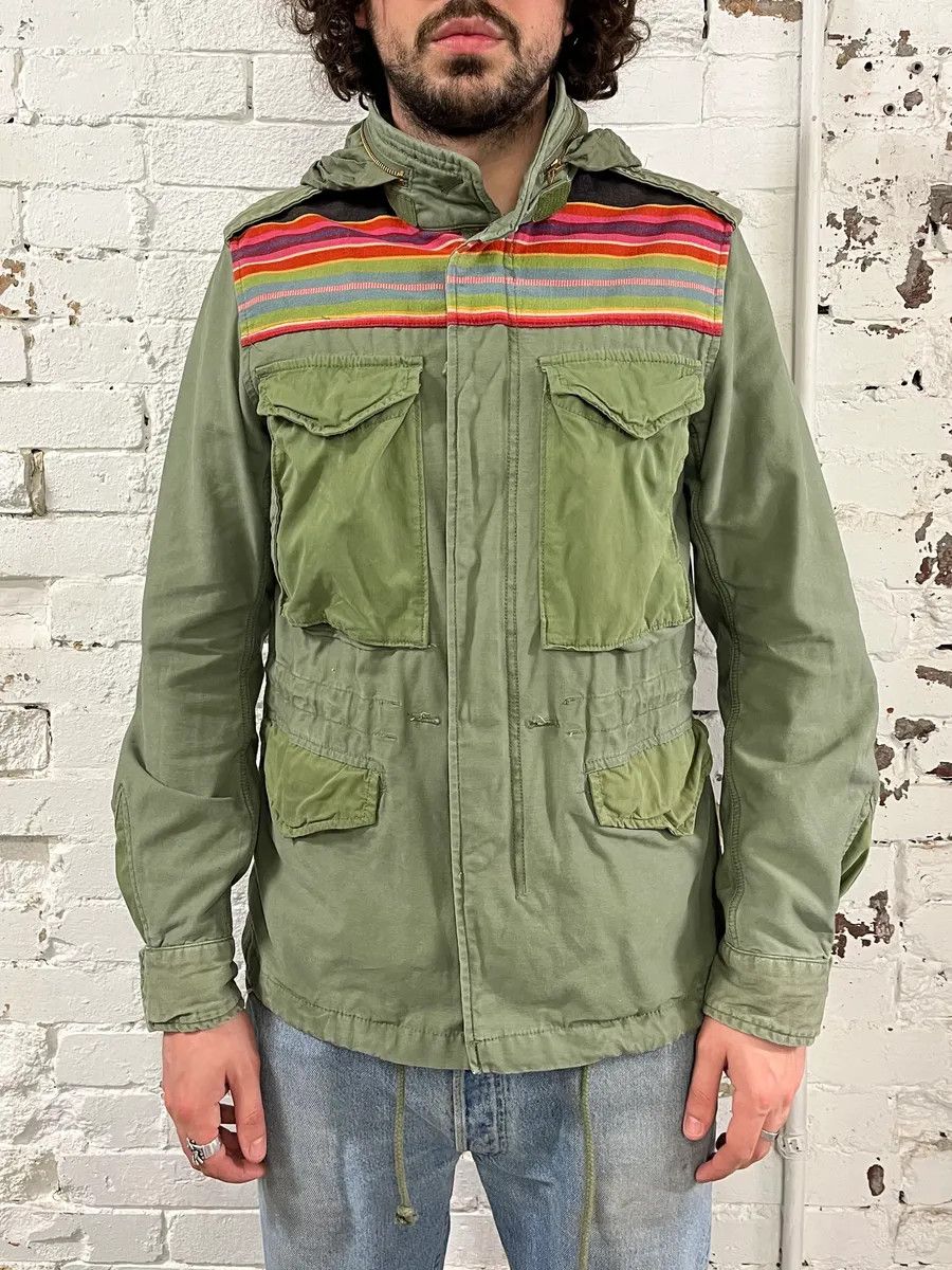 Polo Ralph Lauren 2010s Ralph Lauren Denim Supply Military Khaki Parka Cargo Jacket Size US M / EU 48-50 / 2 - 2 Thumbnail
