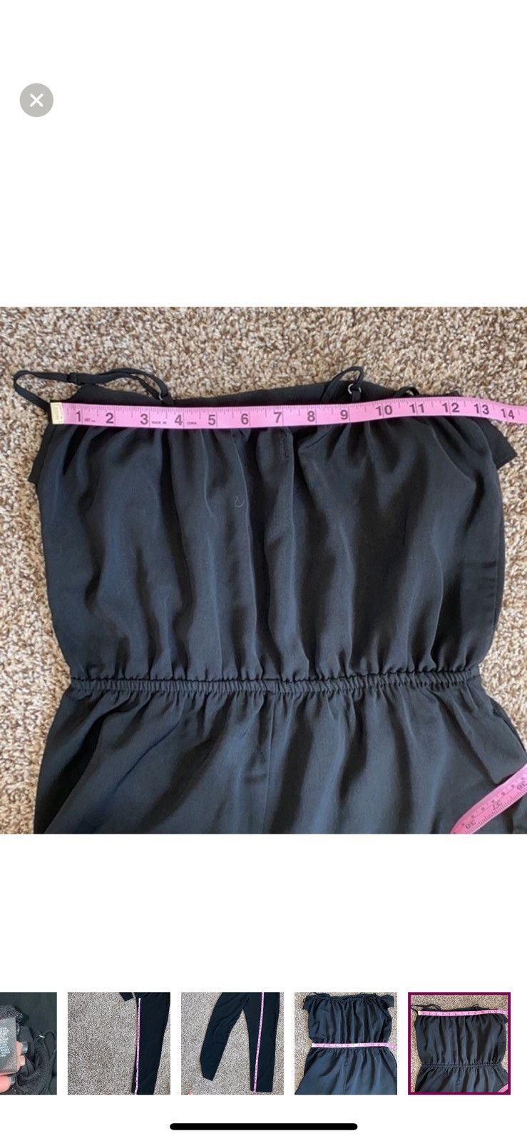 Mossimo Mossimo small ruffle sleeveless black jumpsuit Size 28" / US 6 / IT 42 - 8 Thumbnail