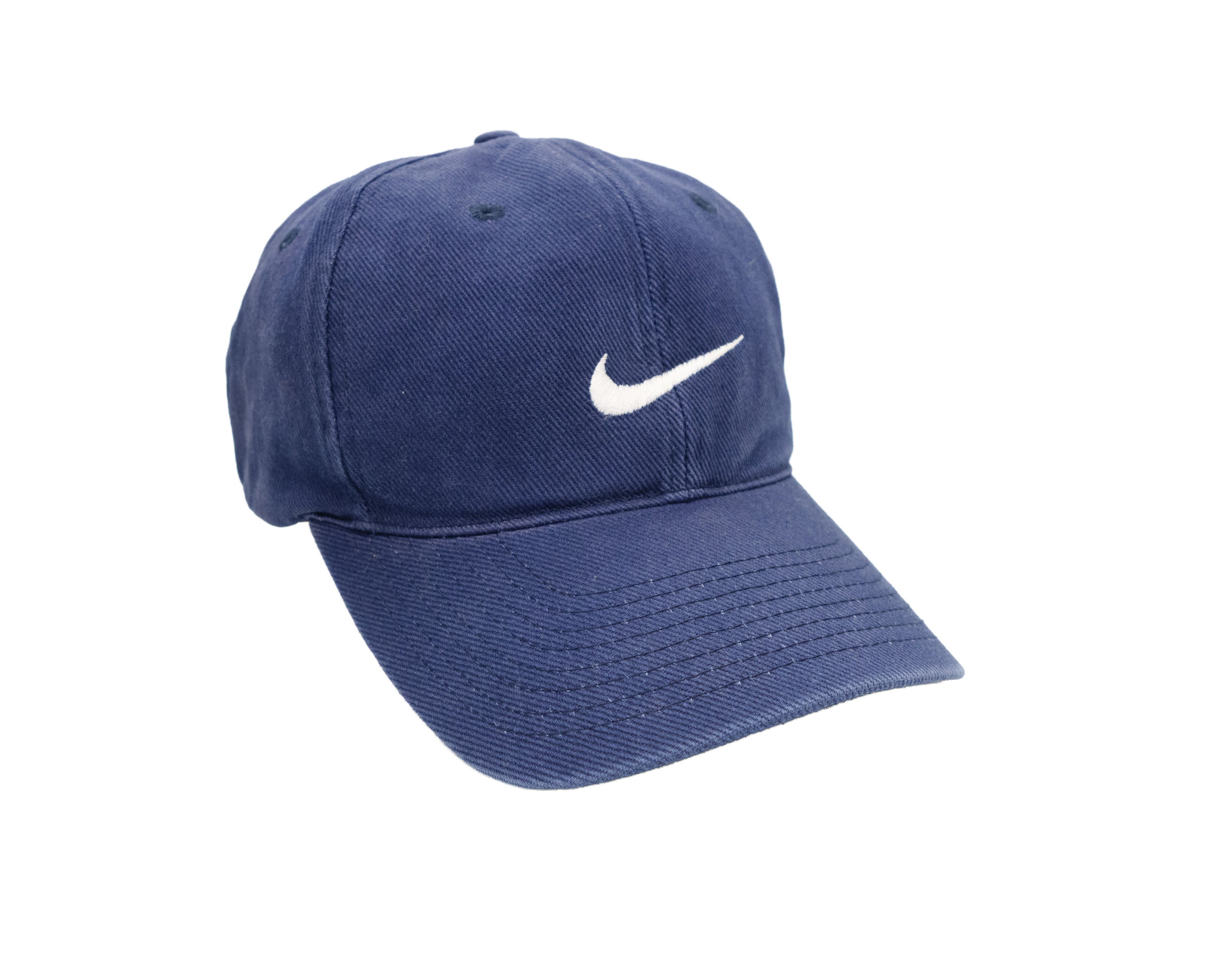 Nike 90s Big Swoosh Logo Cap Vintage Size ONE SIZE - 1 Thumbnail