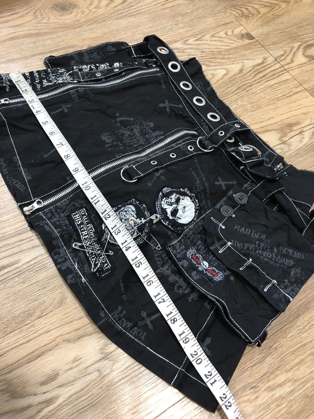 Japanese Brand × Seditionaries Mad Punks complete waist bag skirt Size 25" / US 0 / IT 36 - 9 Thumbnail