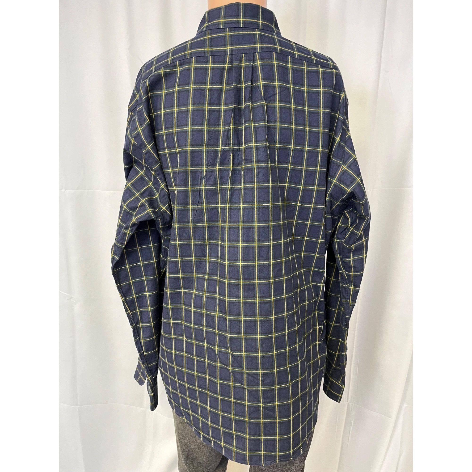 Ralph Lauren Ralph Lauren Mens Navy Blue Button Up Shirt Size XL SKU 6716 Size US XL / EU 56 / 4 - 2 Thumbnail
