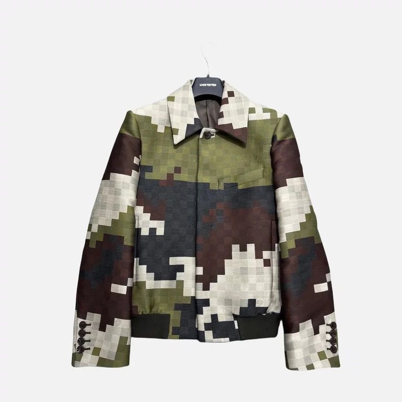 Louis Vuitton Louis Vuitton Camouflage Checker Jacket 2501-Nextarrow Size US S / EU 44-46 / 1 - 1 Thumbnail