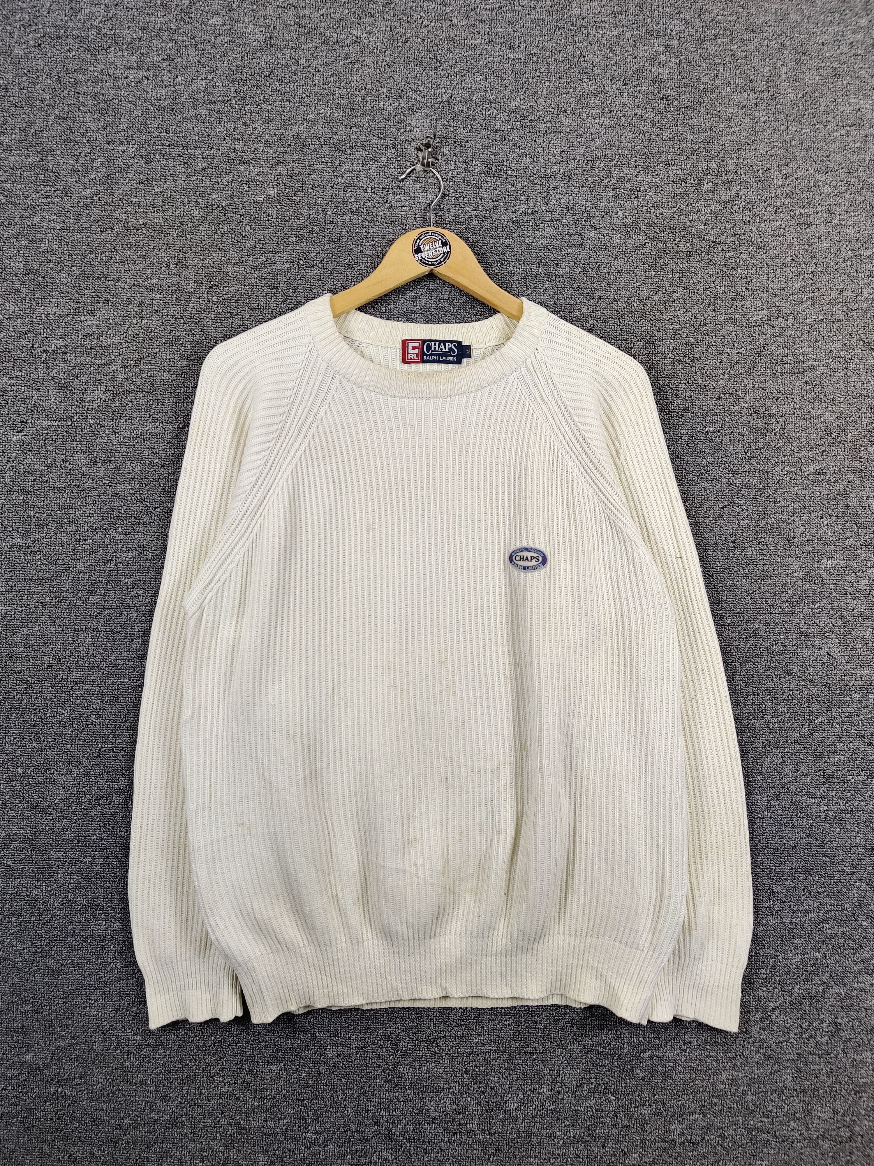 Chaps Ralph Lauren Small Logo Knit Sweater