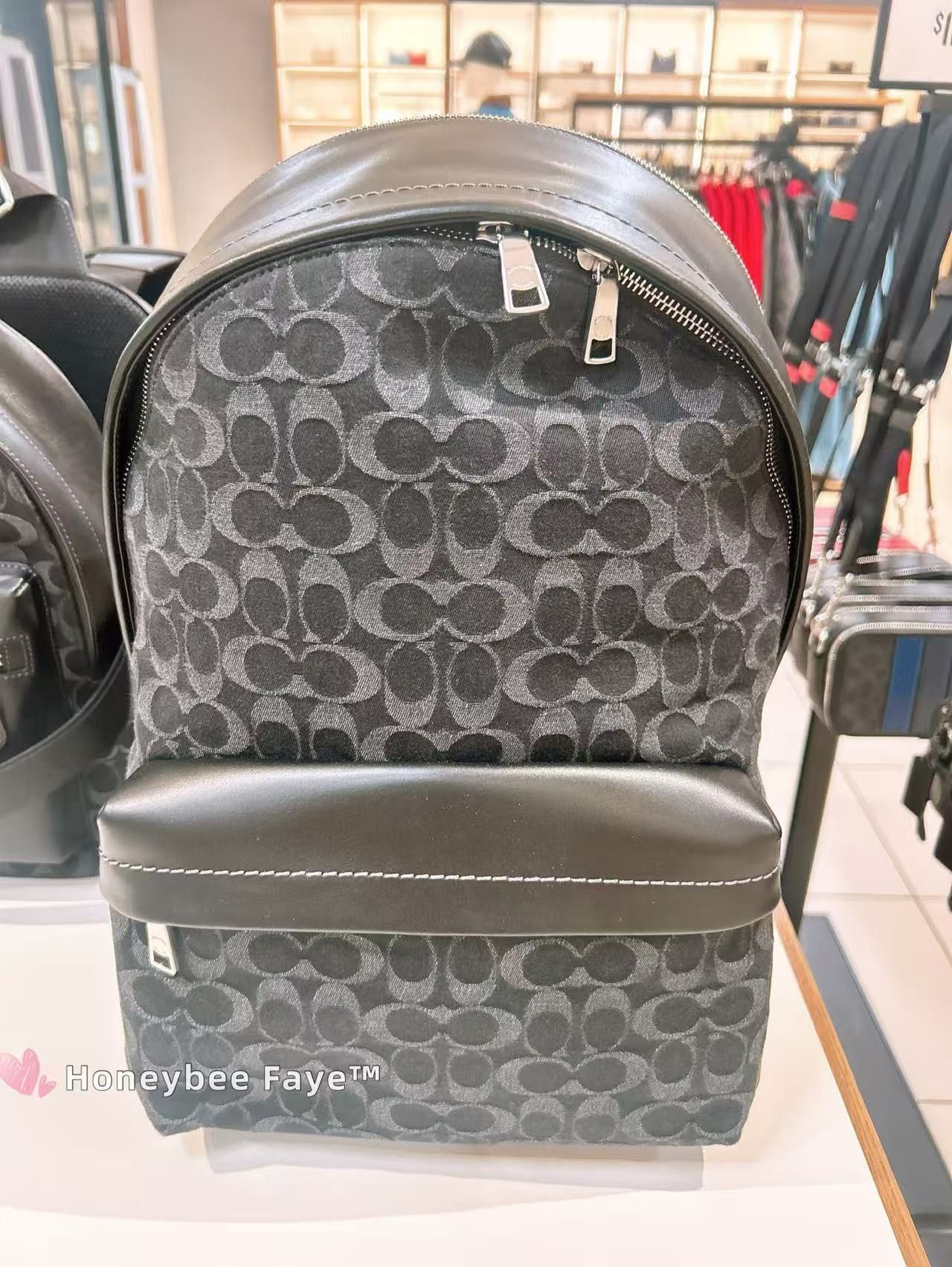Coach Taylor Backpack In Signature Denim CDC49 Size ONE SIZE - 7 Thumbnail