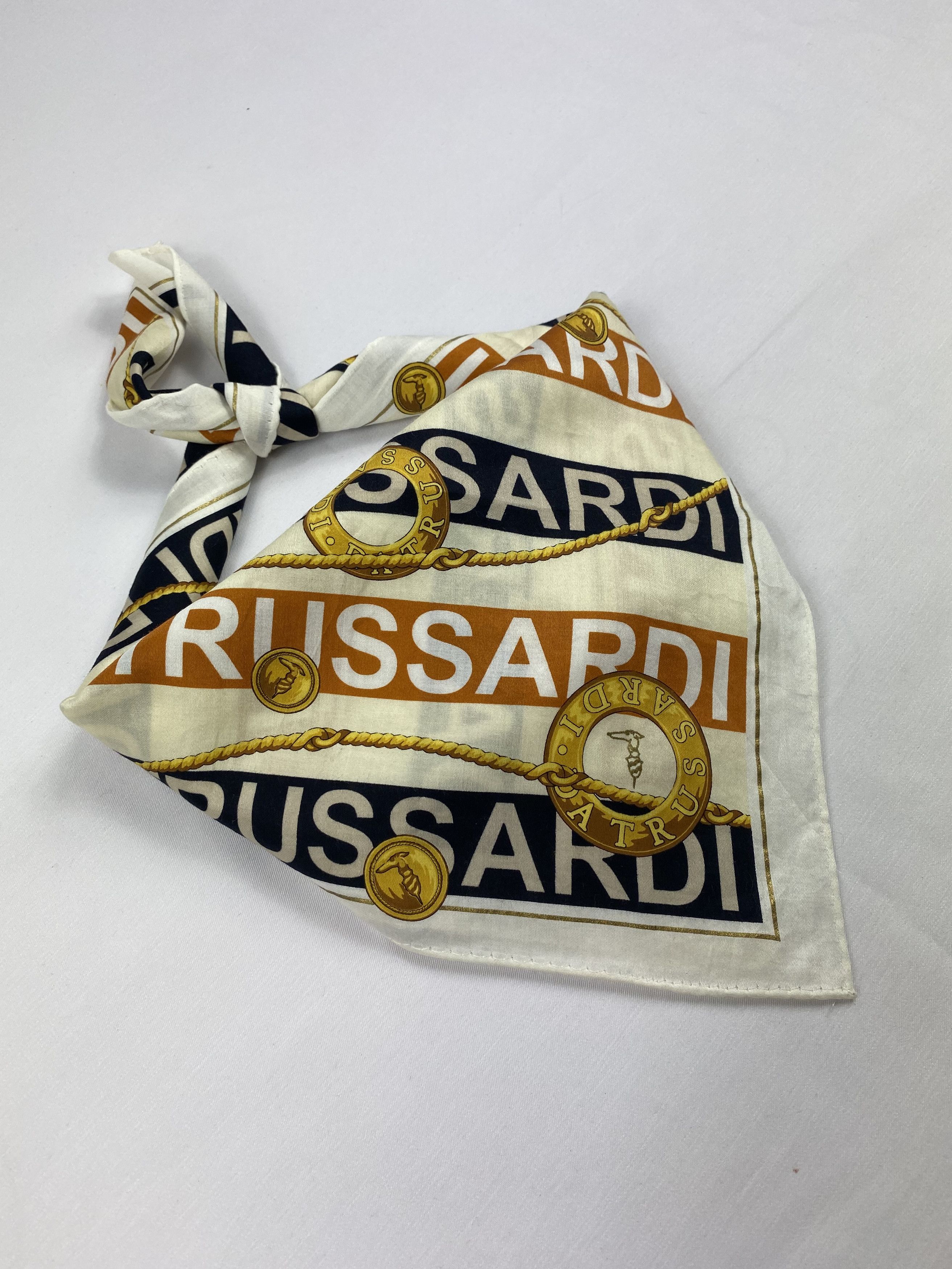 Trussardi × Vintage Trussardi Handkerchief / Bandana / Neckerchief Size ONE SIZE - 1 Thumbnail