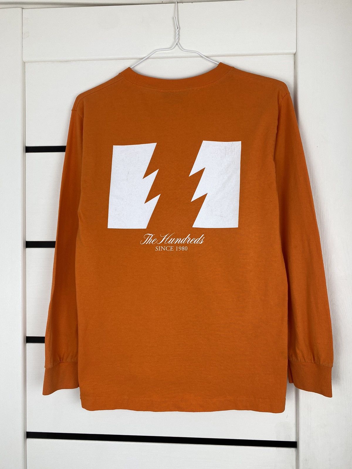 The Hundreds The Hundreds big logo orange long sleeve Size US S / EU 44-46 / 1 - 1 Thumbnail