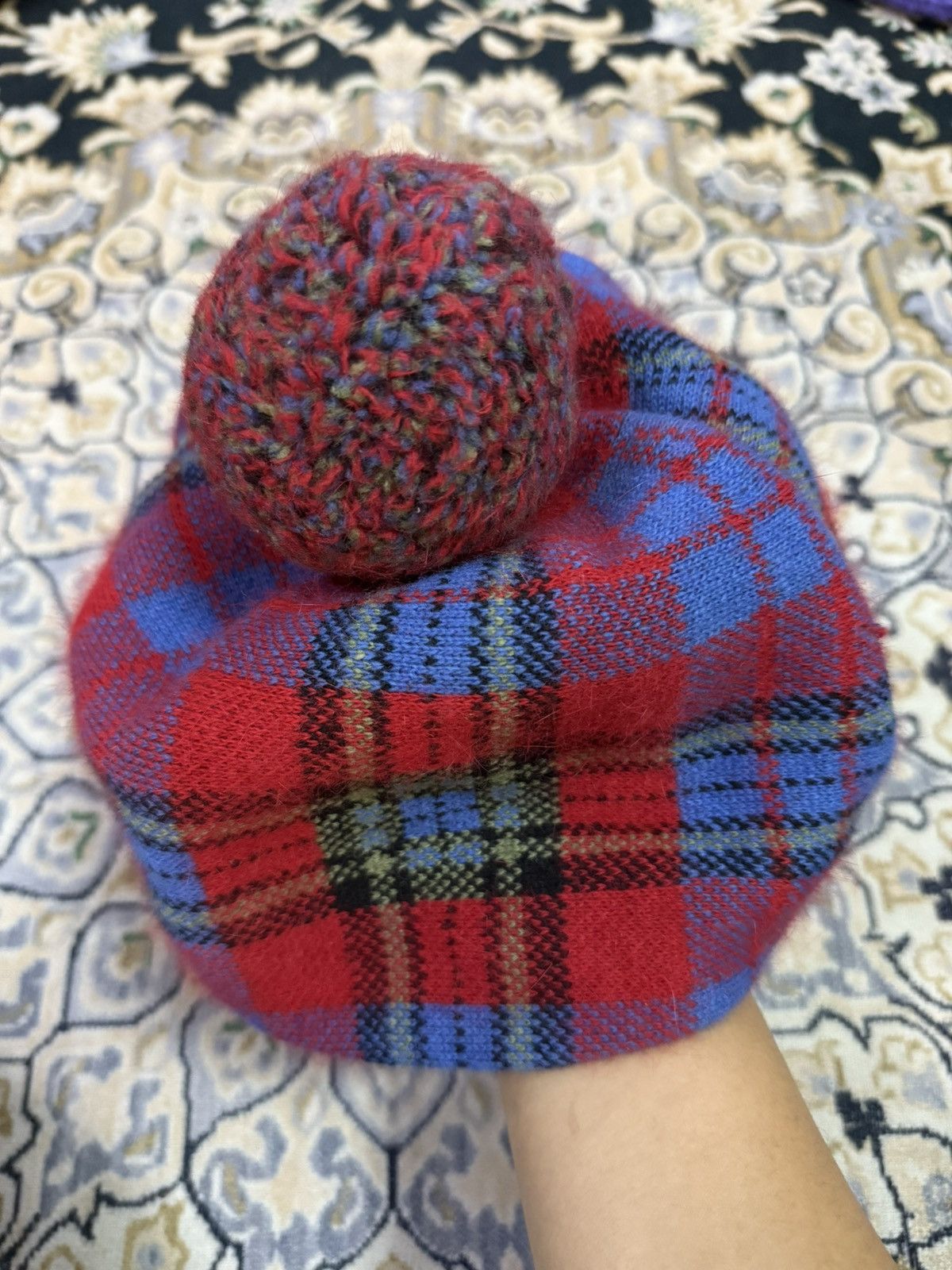 Vivienne Westwood Vivienne westwood tartan pom-pom beret Size ONE SIZE - 3 Thumbnail