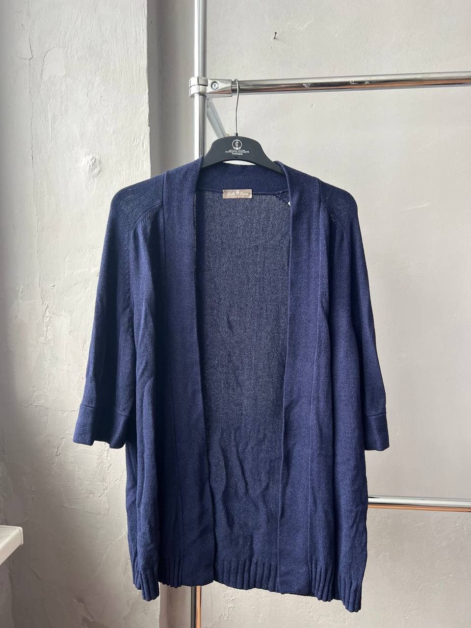 Loro Piana DELLA CIANA CASHMERE WOMEN BLUE NAVY LUXURY CARDIGAN SZ 46 Size L / US 10 / IT 46 - 4 Thumbnail