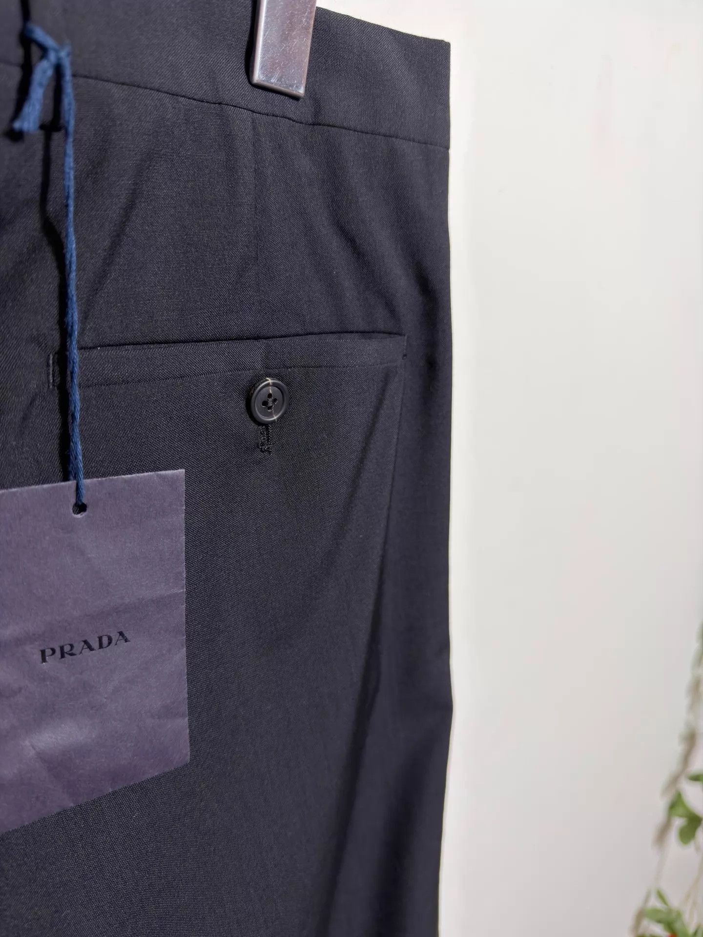 Prada Prada Wool-Mohair Slim Lightweight Trousers IT54 Size US 38 / EU 54 - 6 Thumbnail